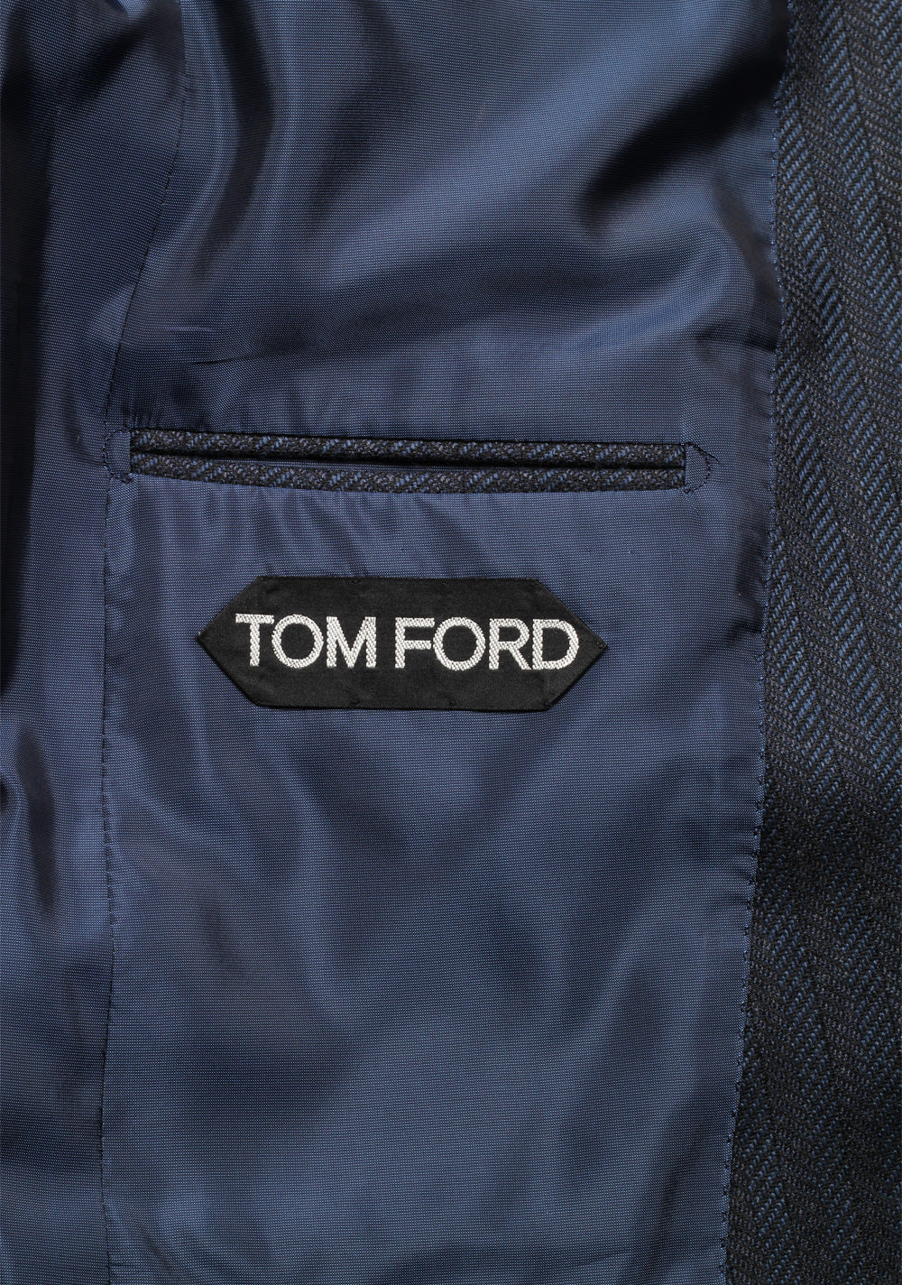 TOM FORD Buckley Blue Sport Coat Size 48 / 38R U.S. Base E