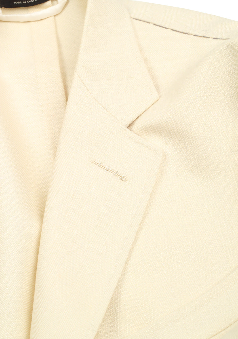 TOM FORD Shelton Off White Sport Coat Size 54 / 44R U.S. Mohair Silk Wool