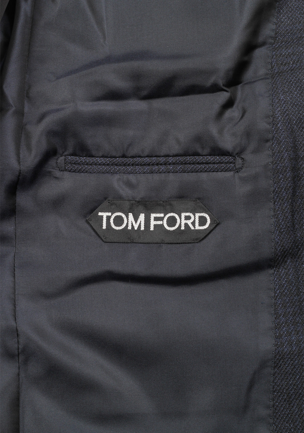 TOM FORD O'Connor Blue Checked Sport Coat Size 50L / 40L U.S. Fit Y