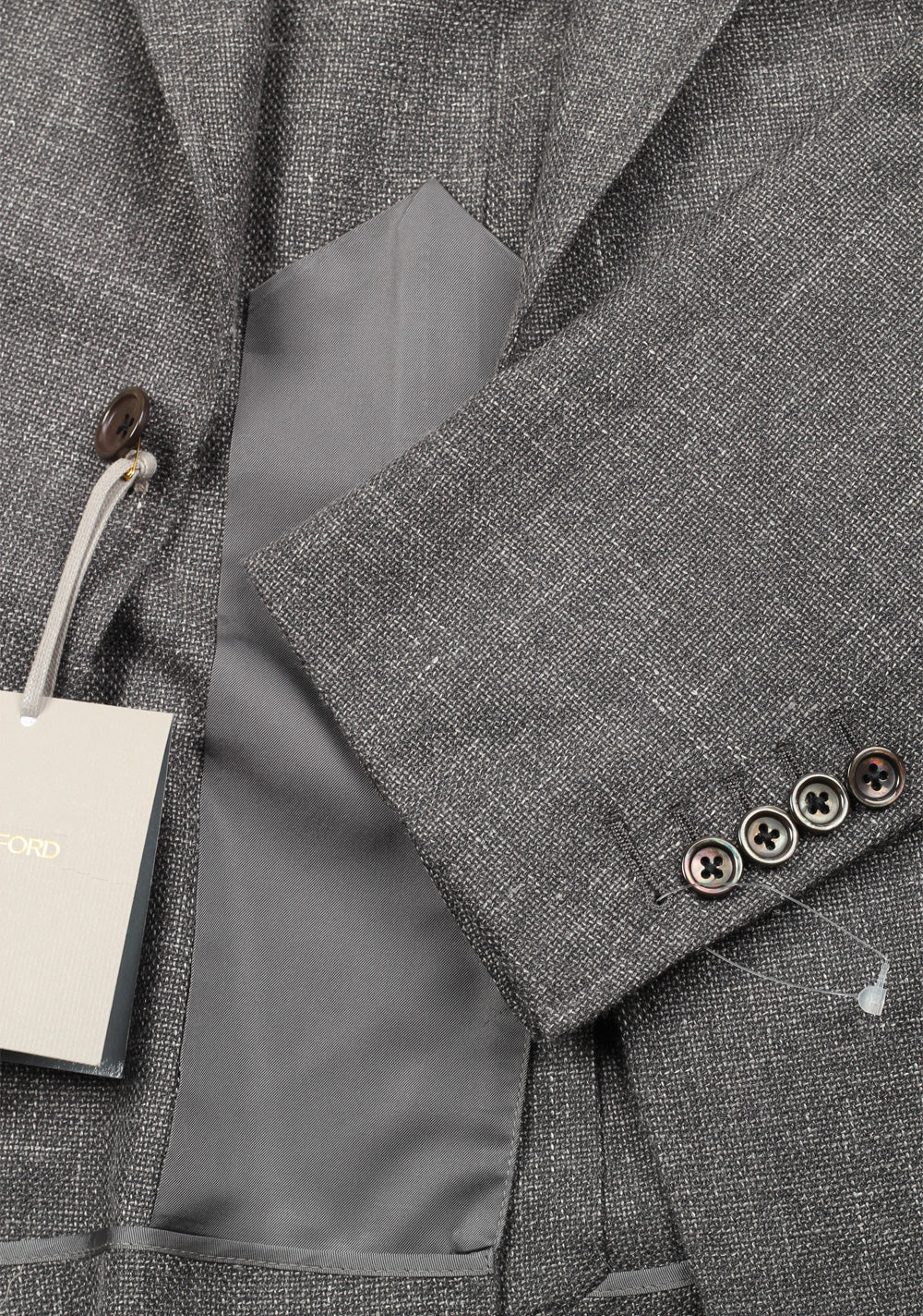 TOM FORD Shelton Gray Sport Coat Size 54 / 44R U.S.