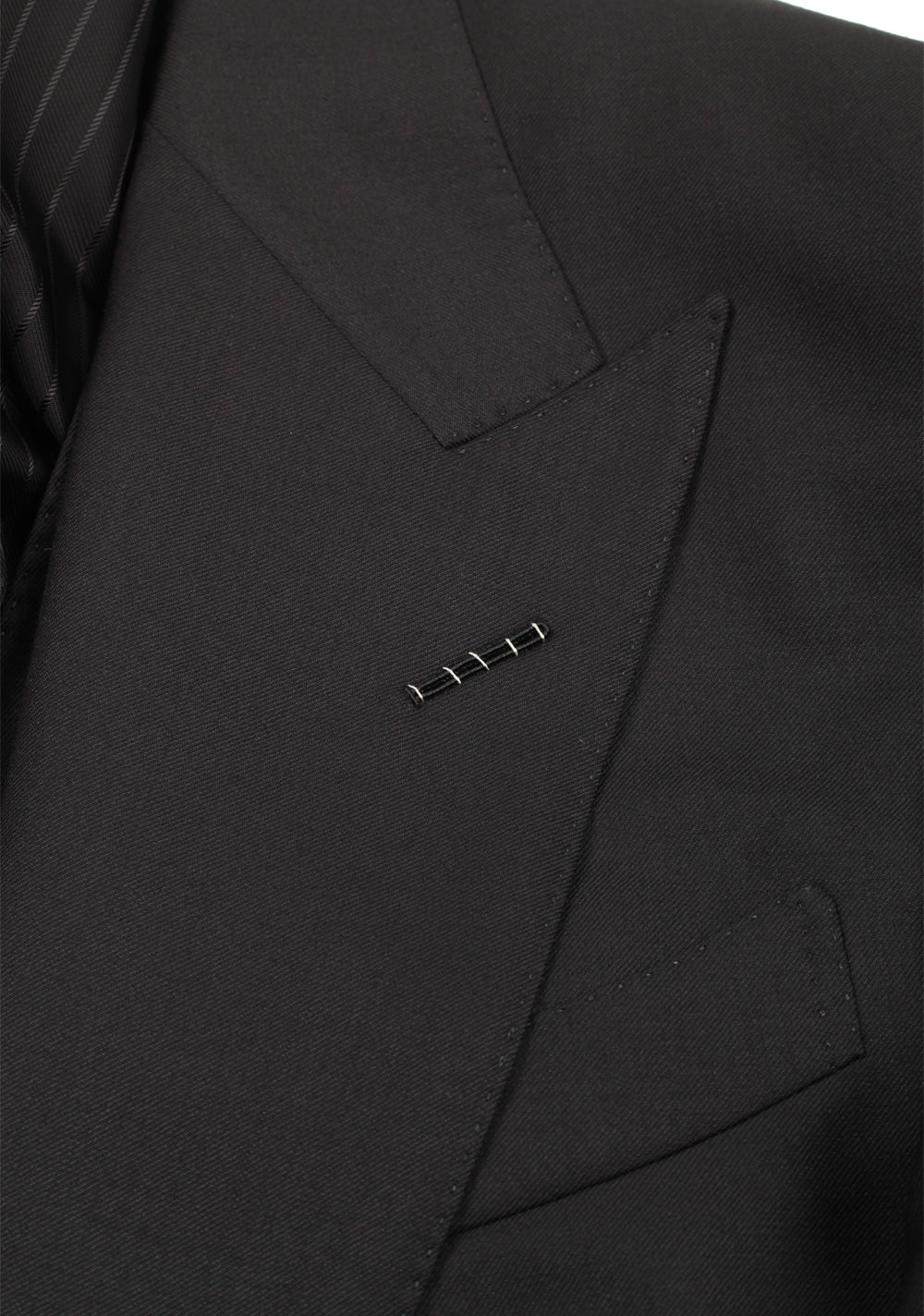 TOM FORD Windsor Black 3 Piece Suit Size 50 / 40R U.S. Wool