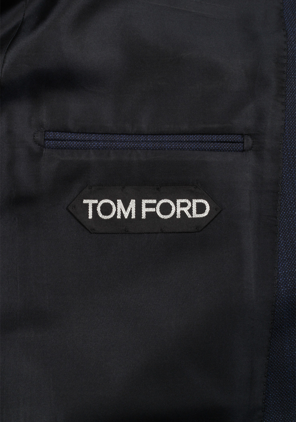 TOM FORD Shelton Blue Gold Buttons Sport Coat Size 56 / 46R U.S. Wool