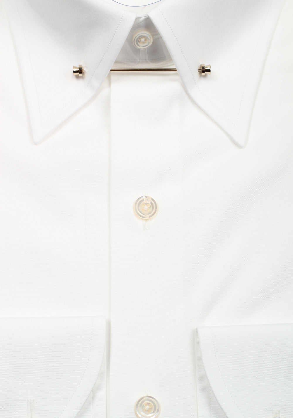 TOM FORD Solid White Signature Poplin Slim Fit