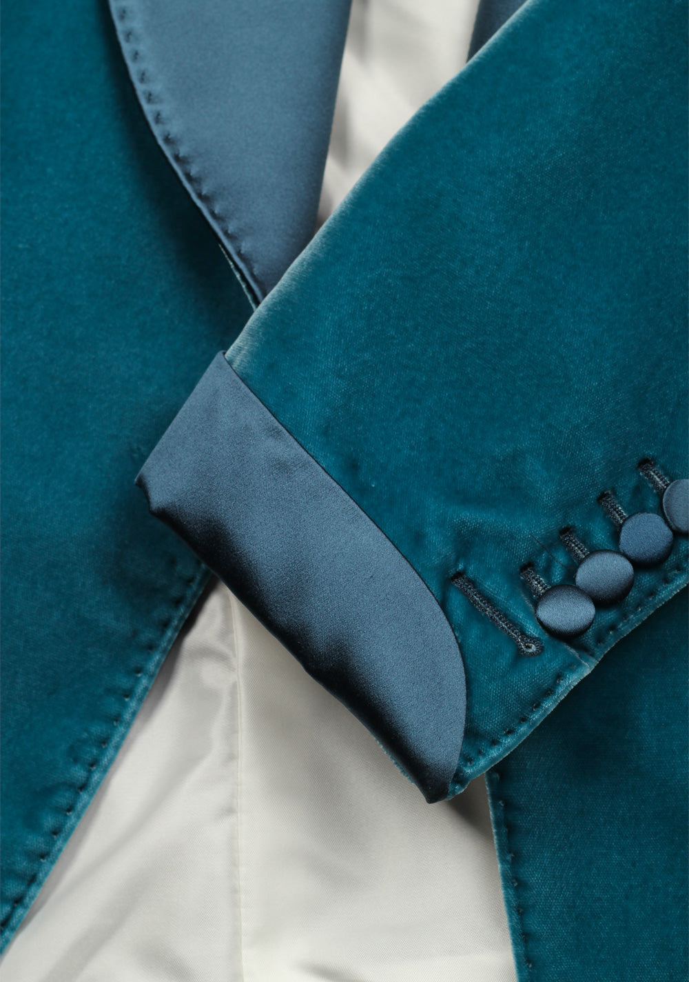 TOM FORD Shelton Velvet Teal  Sport Coat Tuxedo Dinner Jacket Size 48C / 38S U.S.