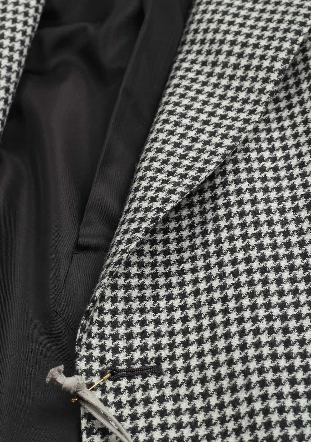 TOM FORD Shelton Houndstooth Black White Suit Size 54 / 44R U.S.