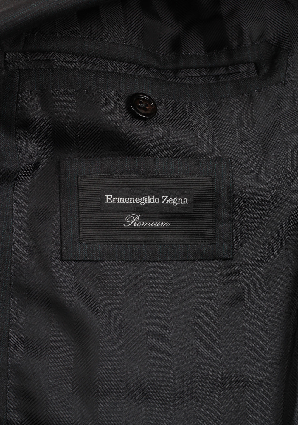 Ermenegildo Zegna Premium Couture Gray Striped Suit Size 54 / 44R U.S.