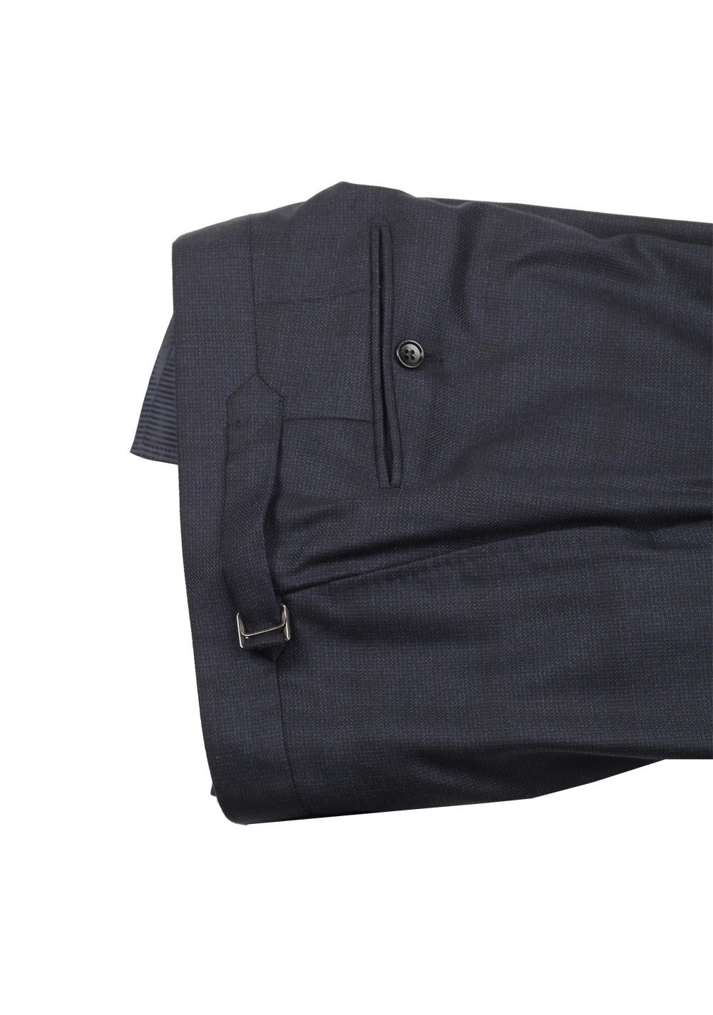 TOM FORD Shelton Checked Blue Suit Size 48 / 38R U.S. In Wool Silk
