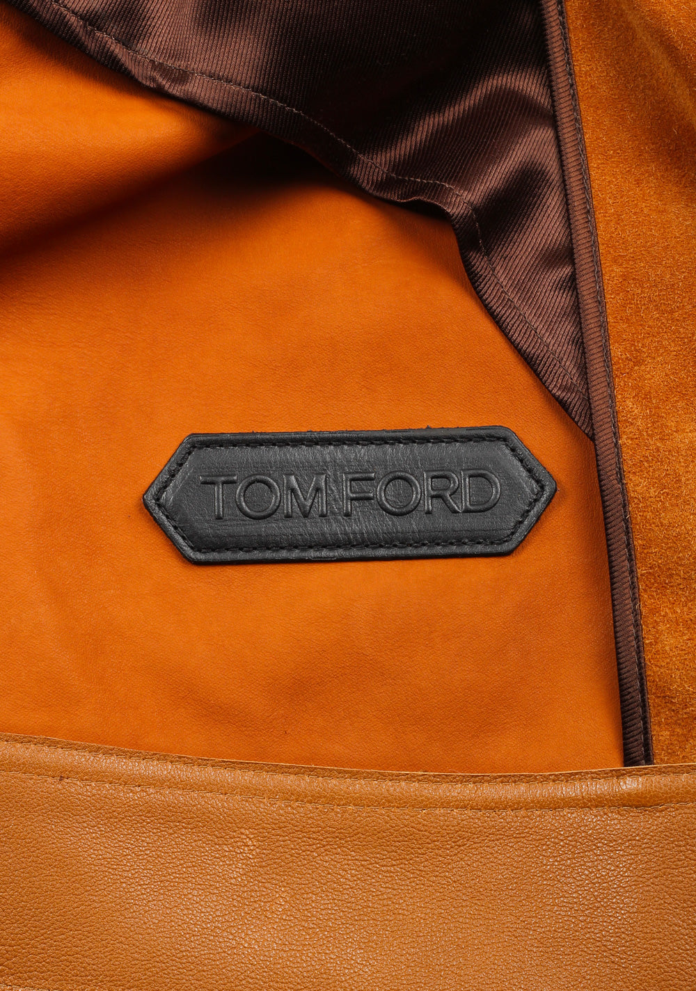 TOM FORD Brown Cashmere Suede Western Jacket Size 48 / 38R U.S. Outerwear