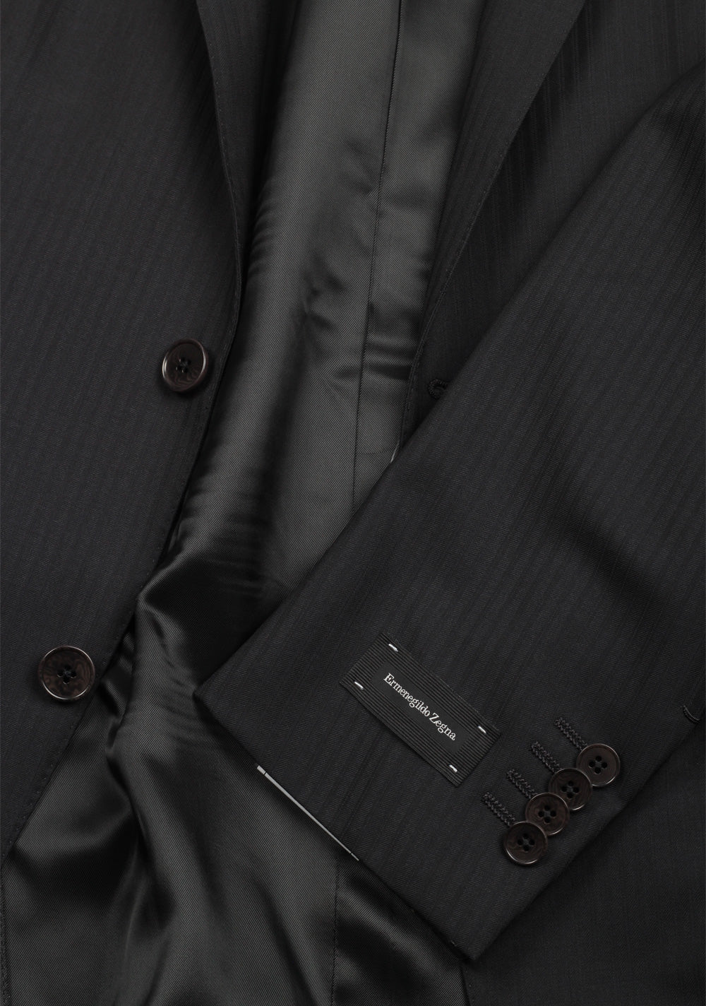Ermenegildo Zegna Mila Gray Suit Size 46 / 36R U.S.