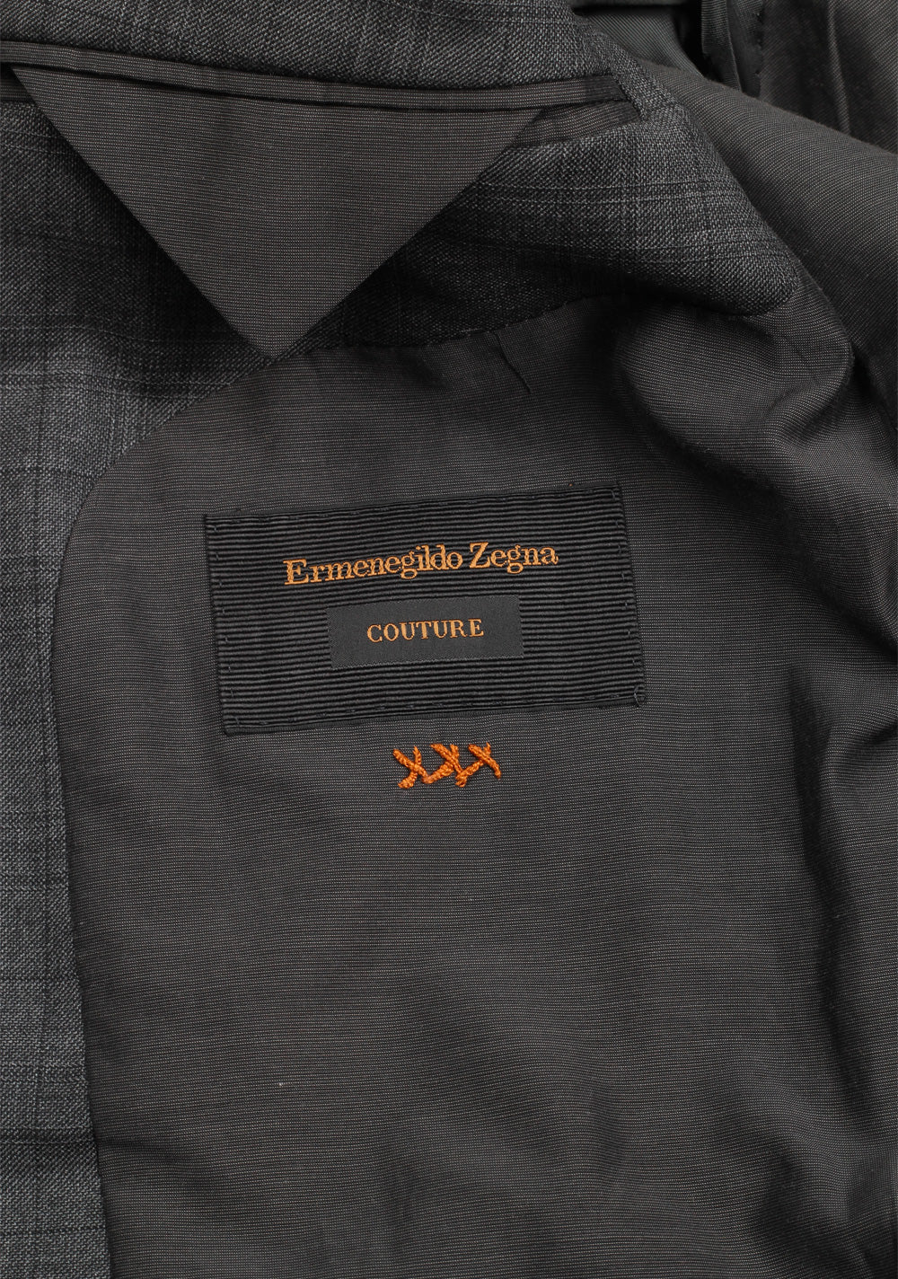 Ermenegildo Zegna Couture Checked Gray Sport Coat Size 52 / 42R U.S.