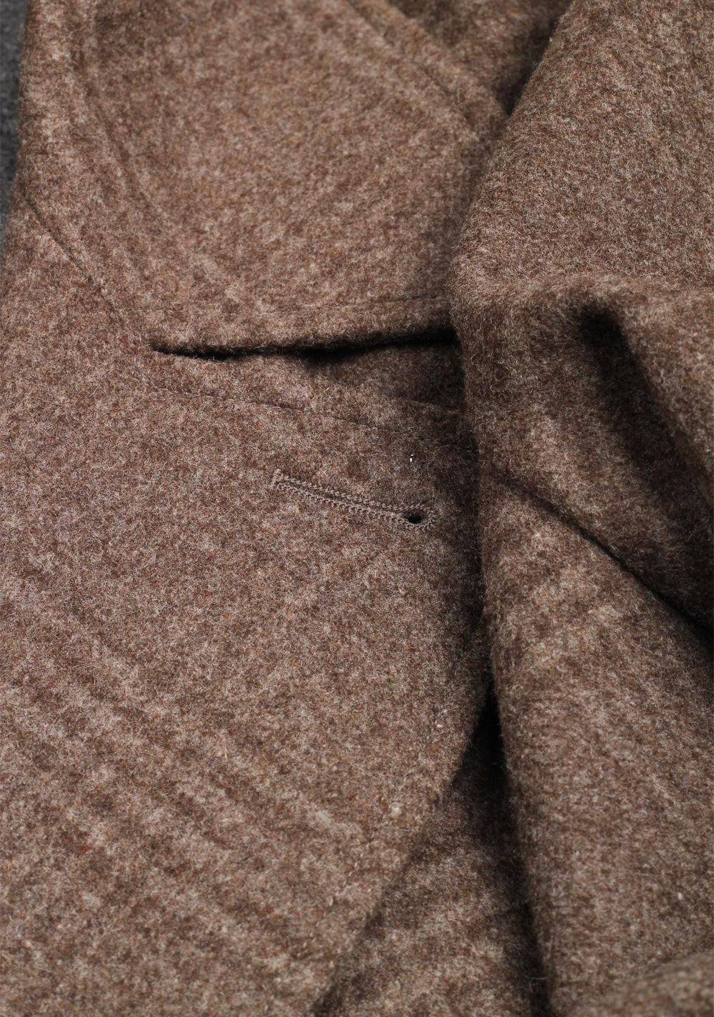 Ermenegildo Zegna Brown Checked Pea Coat Size 50 / 40R U.S.