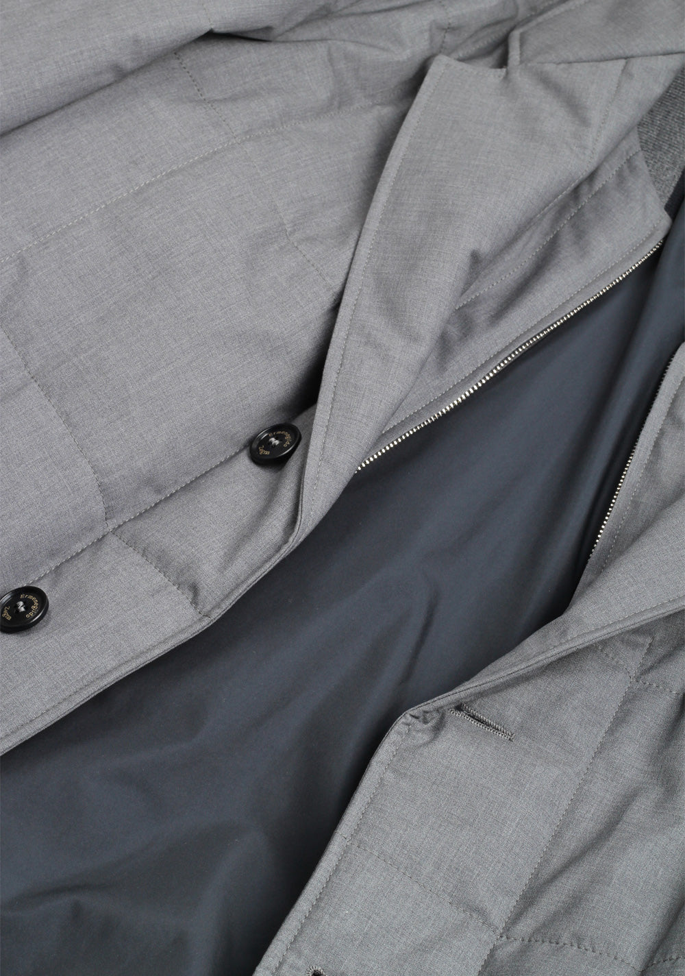 Ermenegildo Zegna Gray Trofeo Elements Parka Coat Size 56 / 46R U.S.