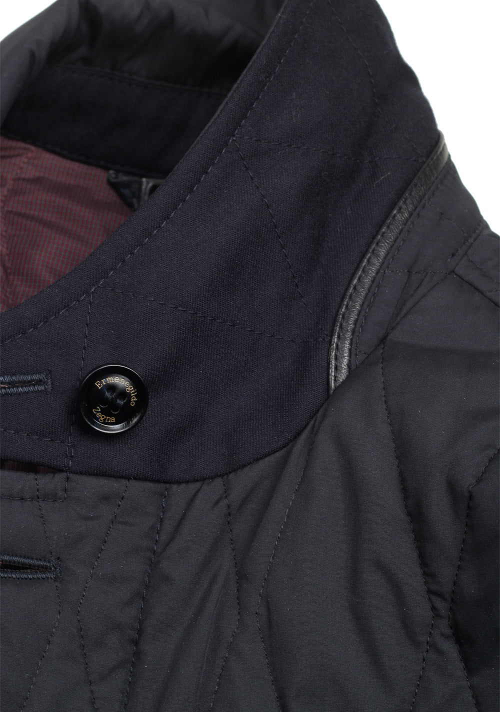 Ermenegildo Zegna Blue Rain Coat Size 52 / 42R U.S.