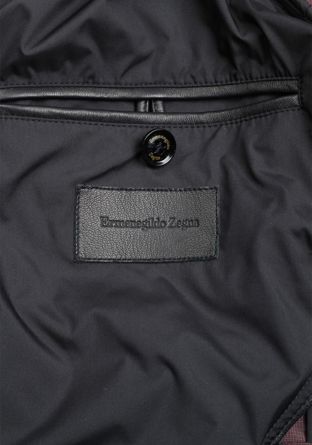 Ermenegildo Zegna Blue Rain Coat Size 52 / 42R U.S.
