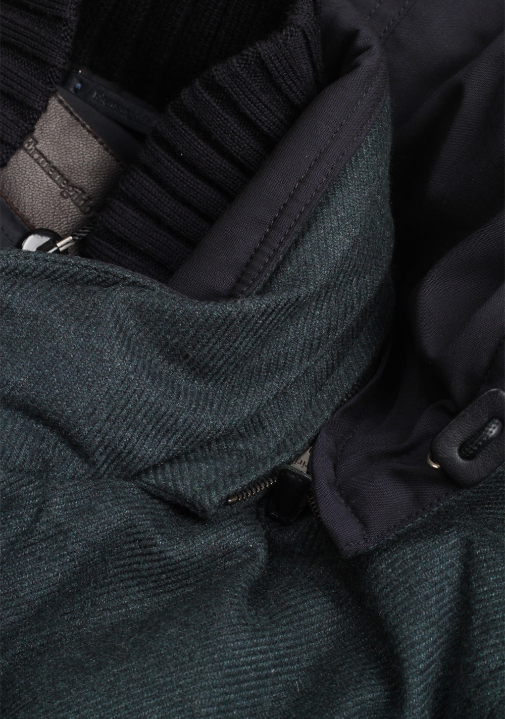 Ermenegildo Zegna Green Trofeo Elements Parka Coat Size 50 / 40R U.S.