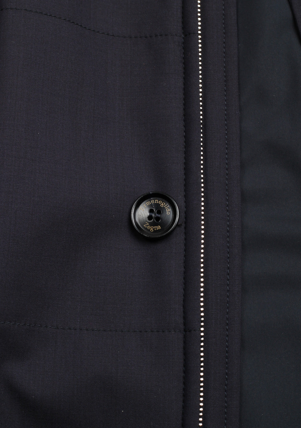 Ermenegildo Zegna Blue Trofeo Elements Coat