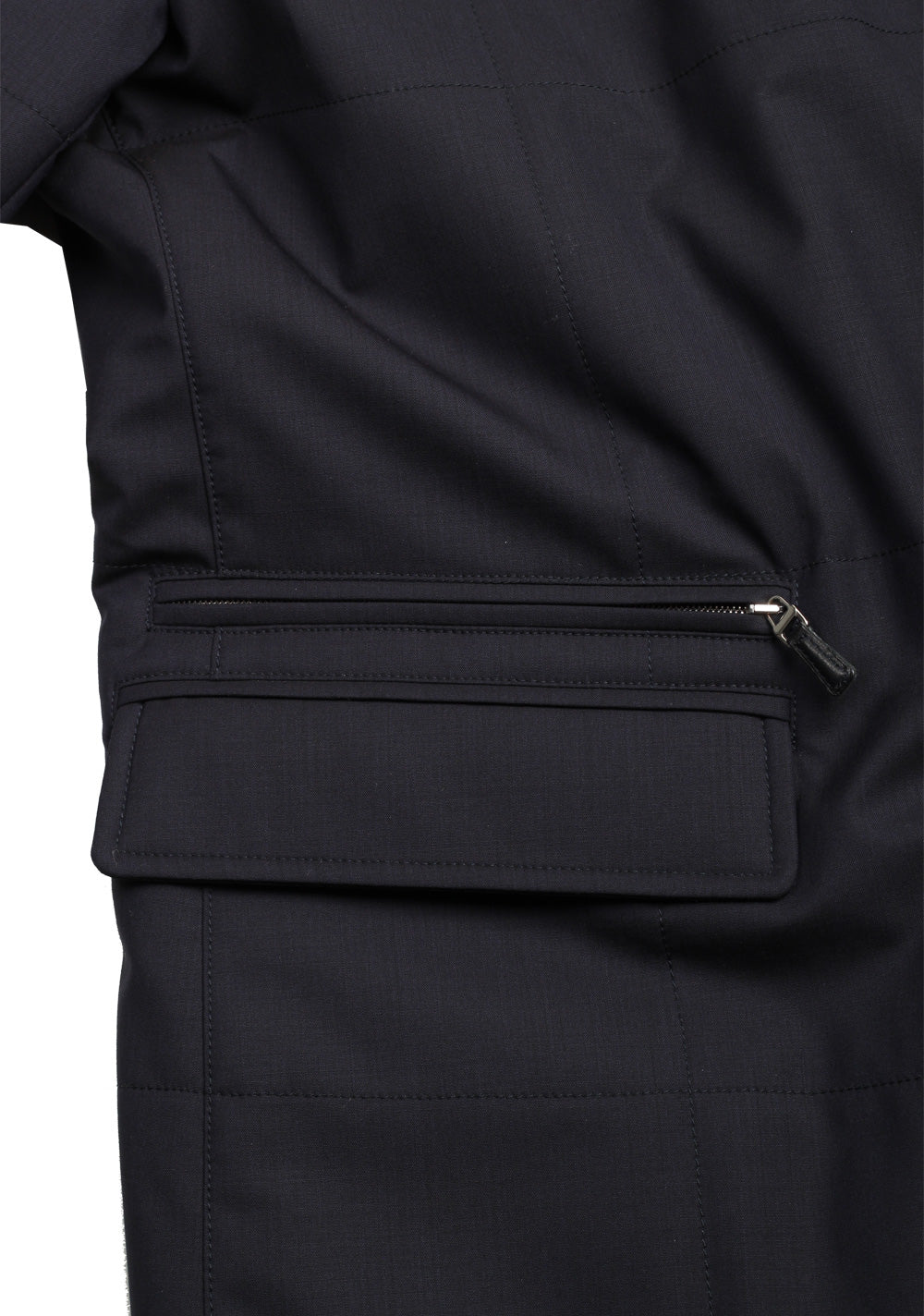 Ermenegildo Zegna Blue Trofeo Elements Coat