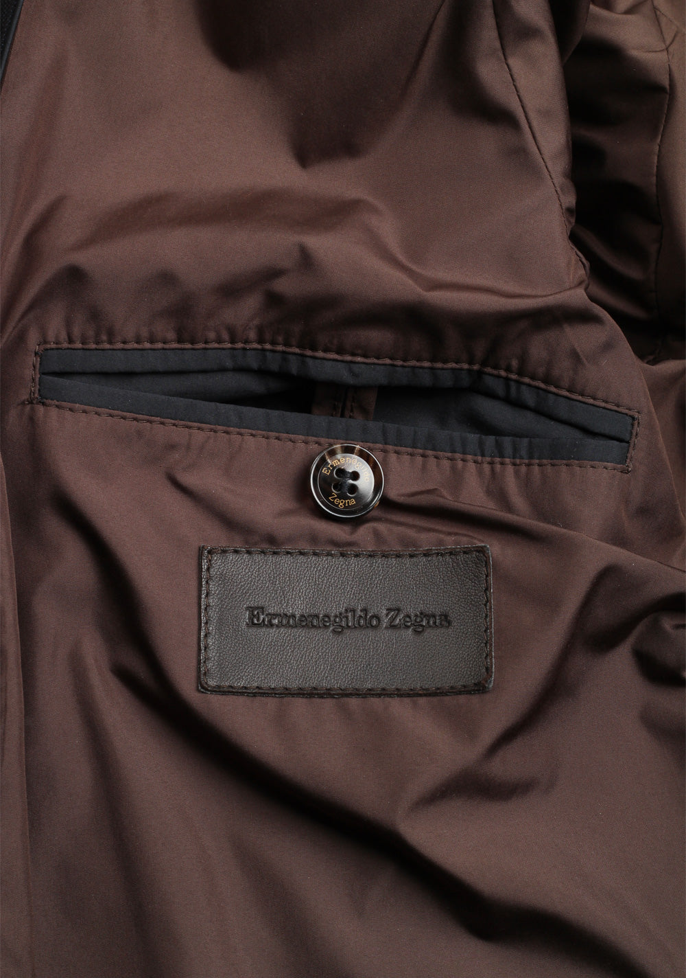 Ermenegildo Zegna Blue Field Coat Size 50 / 40R U.S.