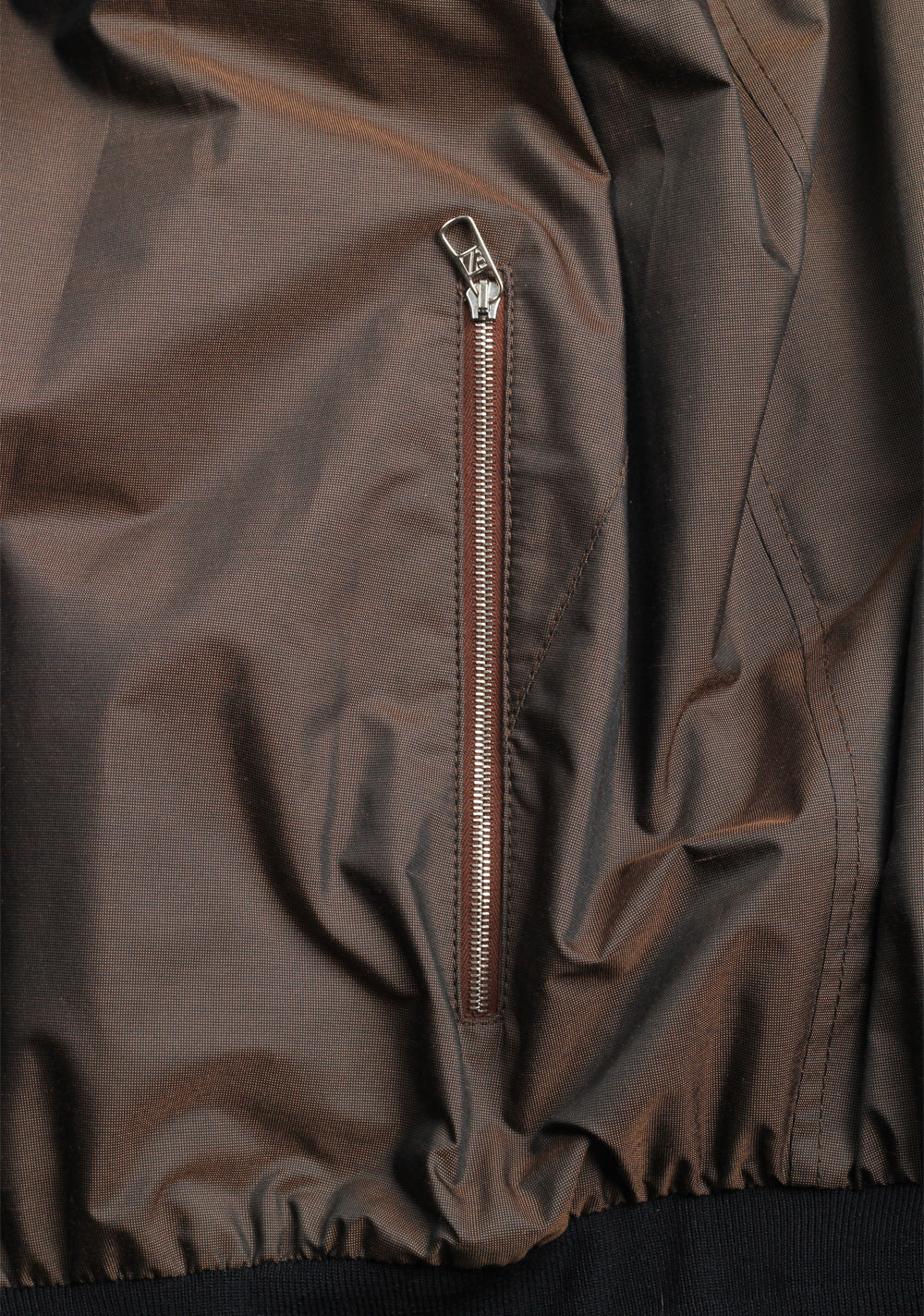 Ermenegildo Zegna Brown Reversible Bomber Leather Coat Size 52 / 42R U.S.