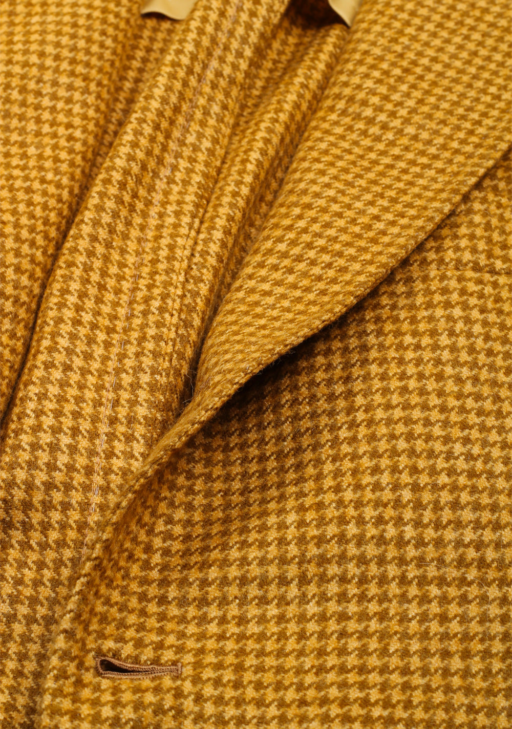Orazio Luciano Mustard Houndstooth Sport Coat