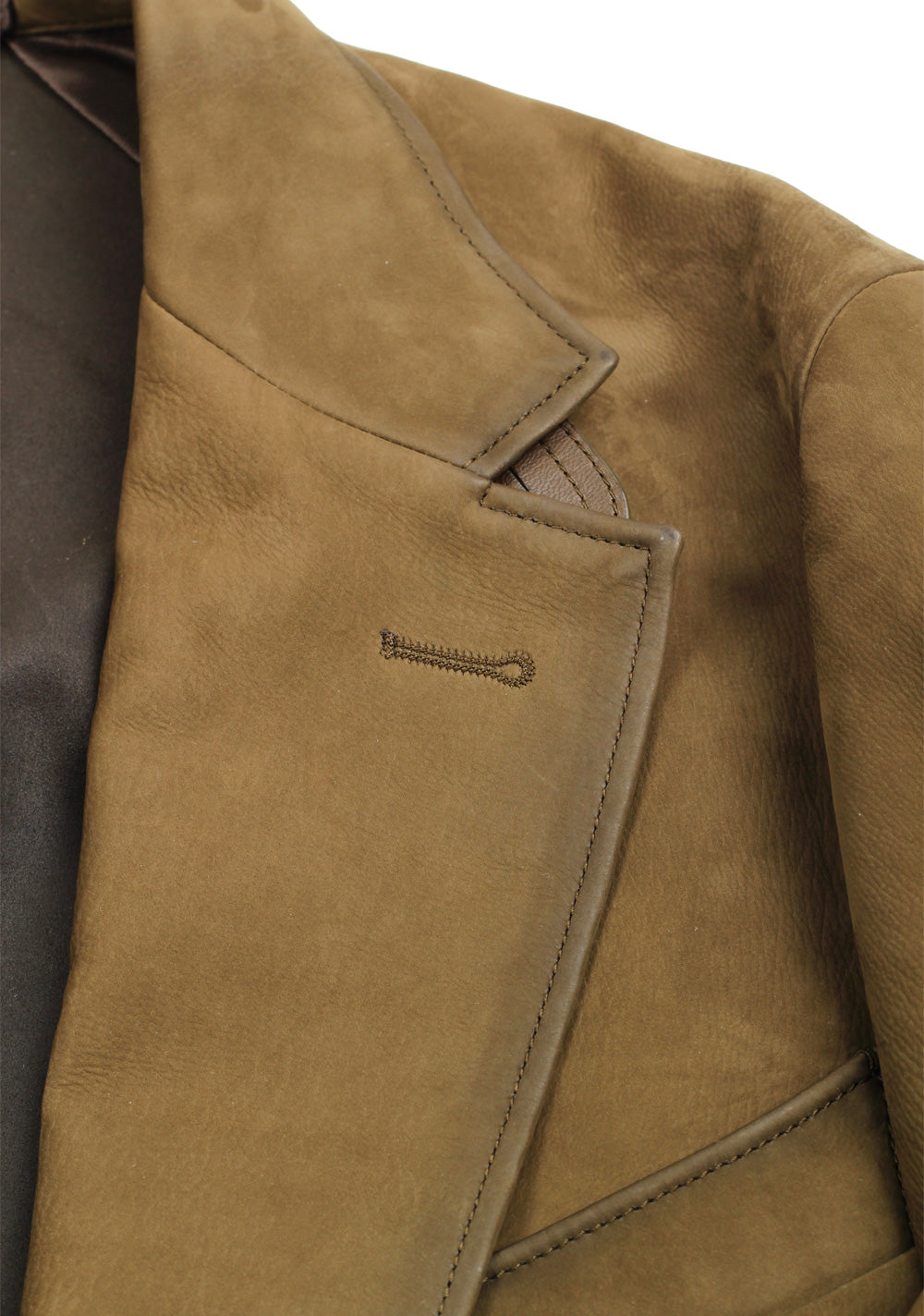 TOM FORD Cashmere Sartorial Leather Jacket Coat