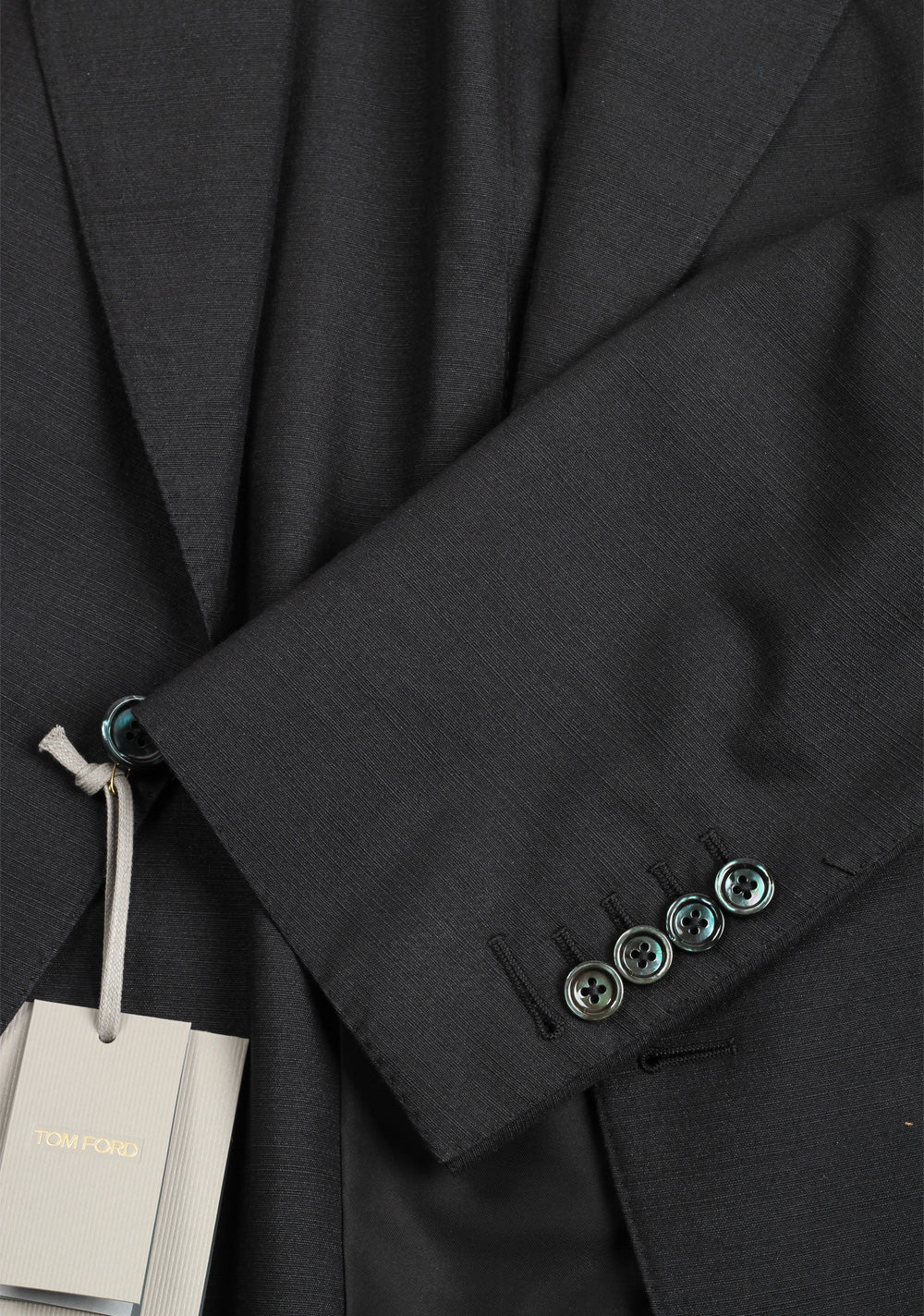TOM FORD Shelton Gray Sport Coat Size 52 / 42R U.S. In Silk