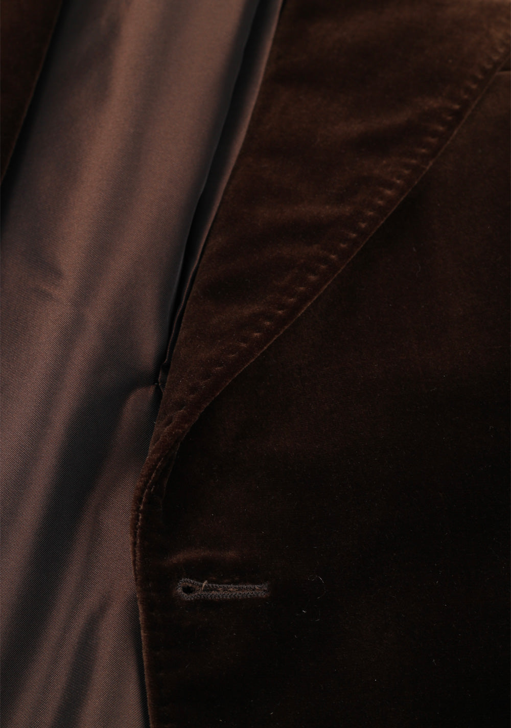 TOM FORD Shelton Velvet Brown Sport Coat Size 54 / 44R Cotton