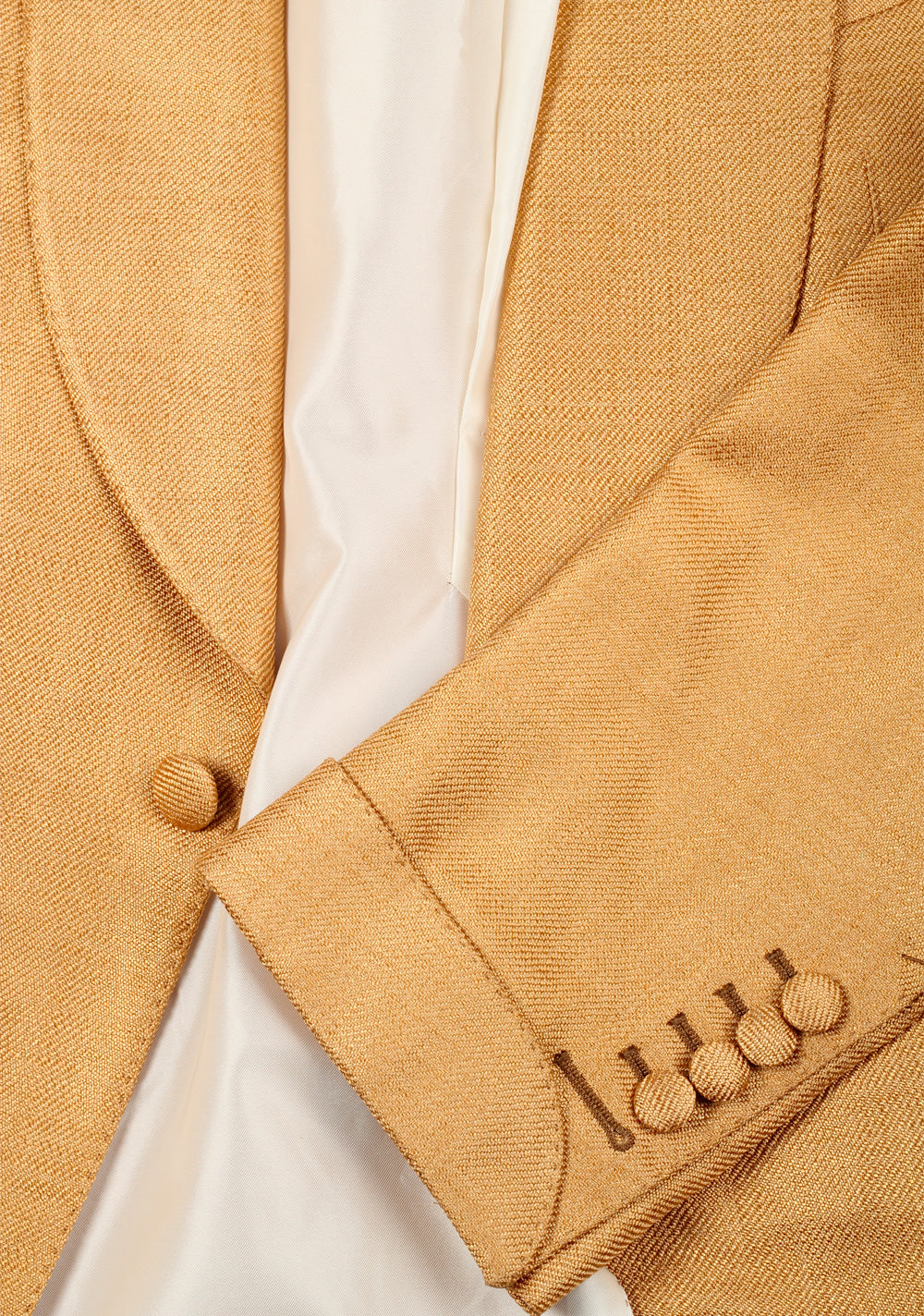 TOM FORD Shelton Gold Sport Coat Tuxedo Dinner Jacket Size Size 48 / 38R U.S.