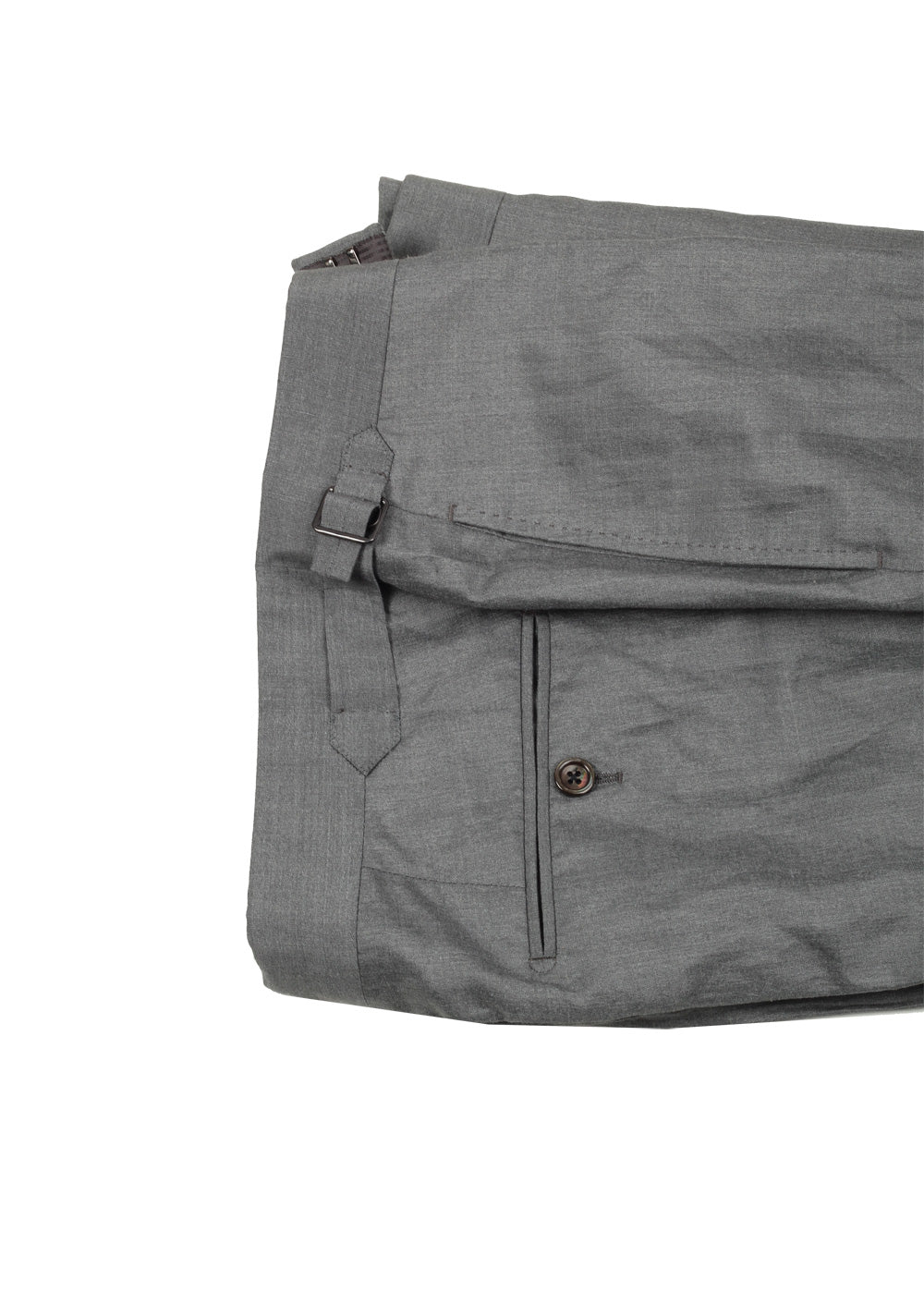TOM FORD Shelton Gray Suit Size 46 / 36R U.S. In Linen Silk