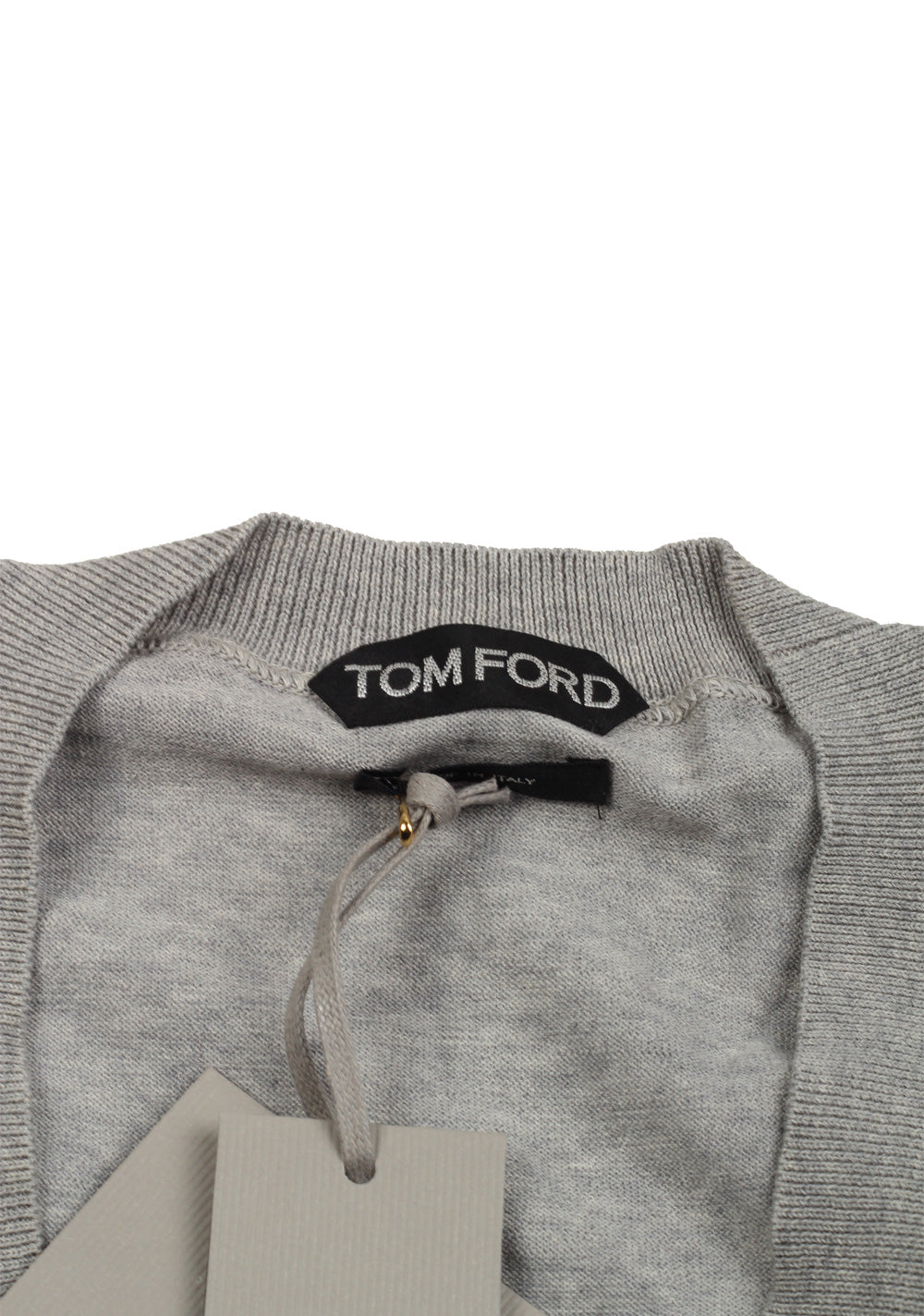 TOM FORD Gray Long Sleeve Shirt Size 48 / 38R U.S. In Cotton