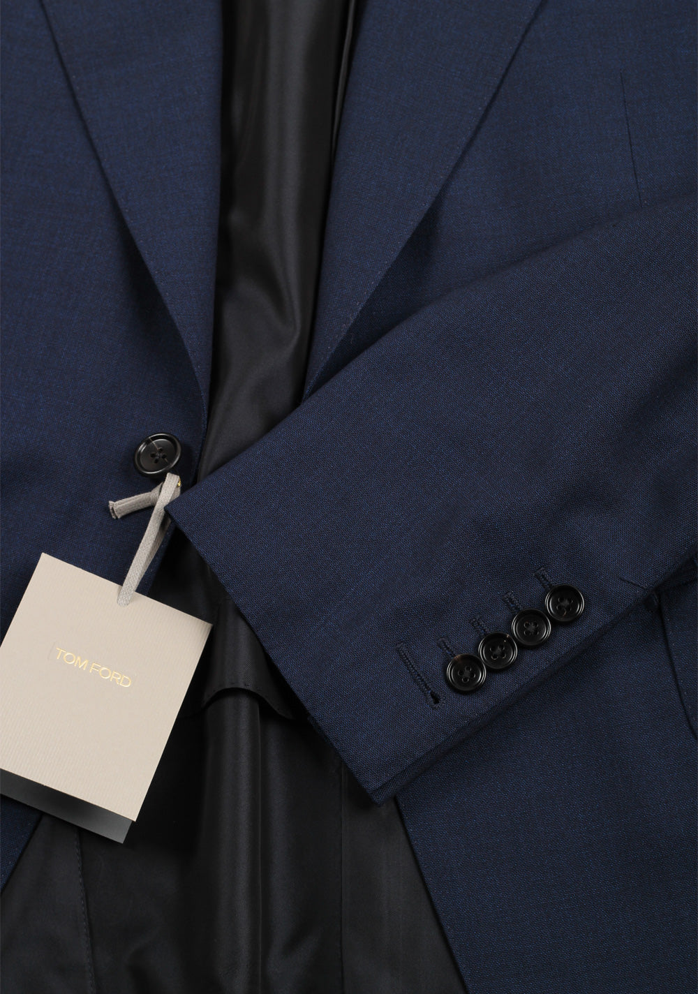 TOM FORD Shelton Solid Blue Suit