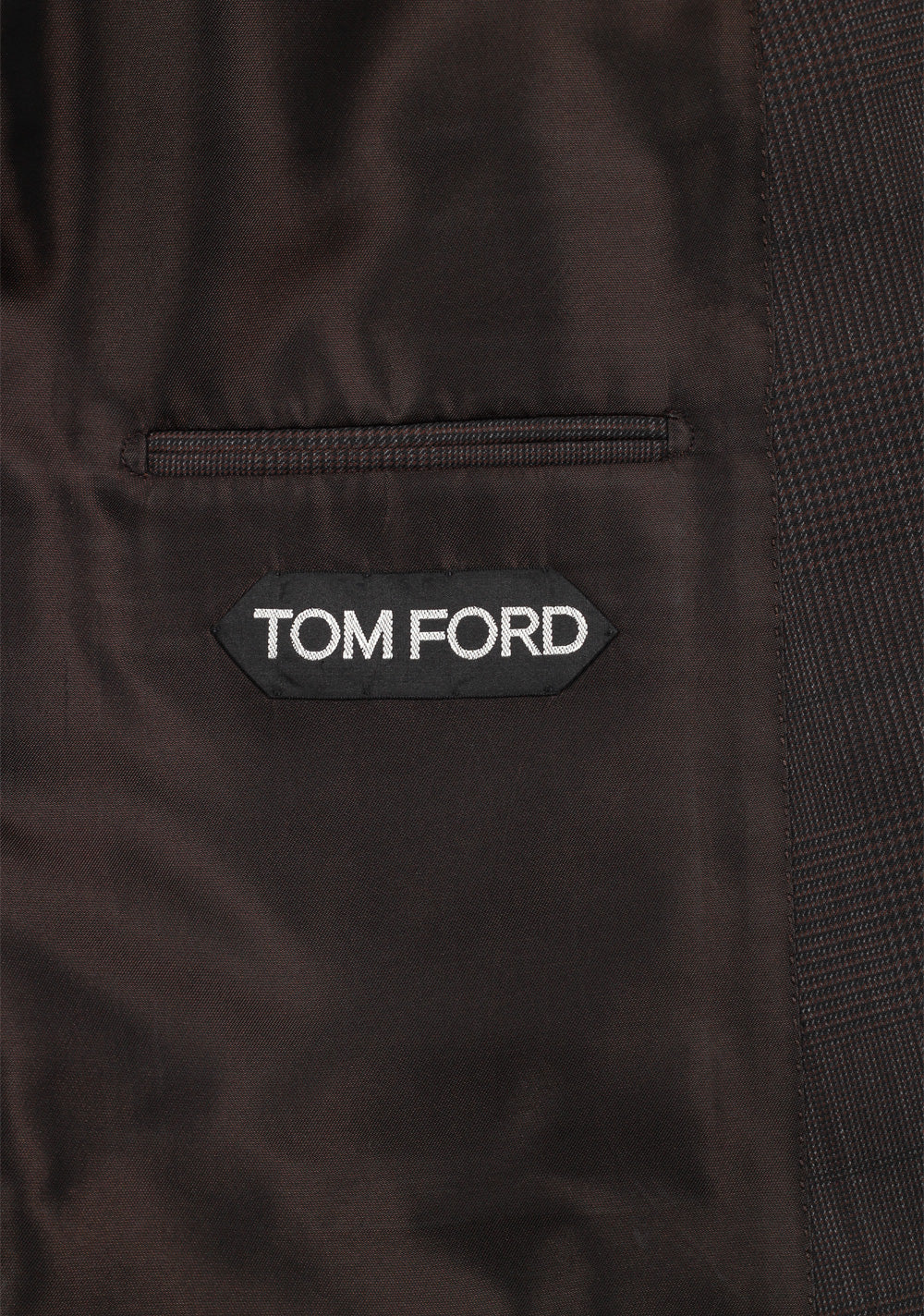 TOM FORD Shelton Checked Brown Suit