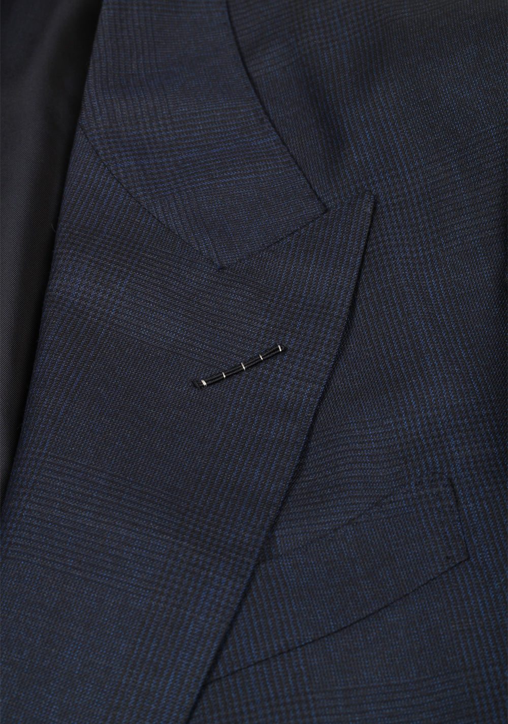 TOM FORD Shelton Checked Blue Suit