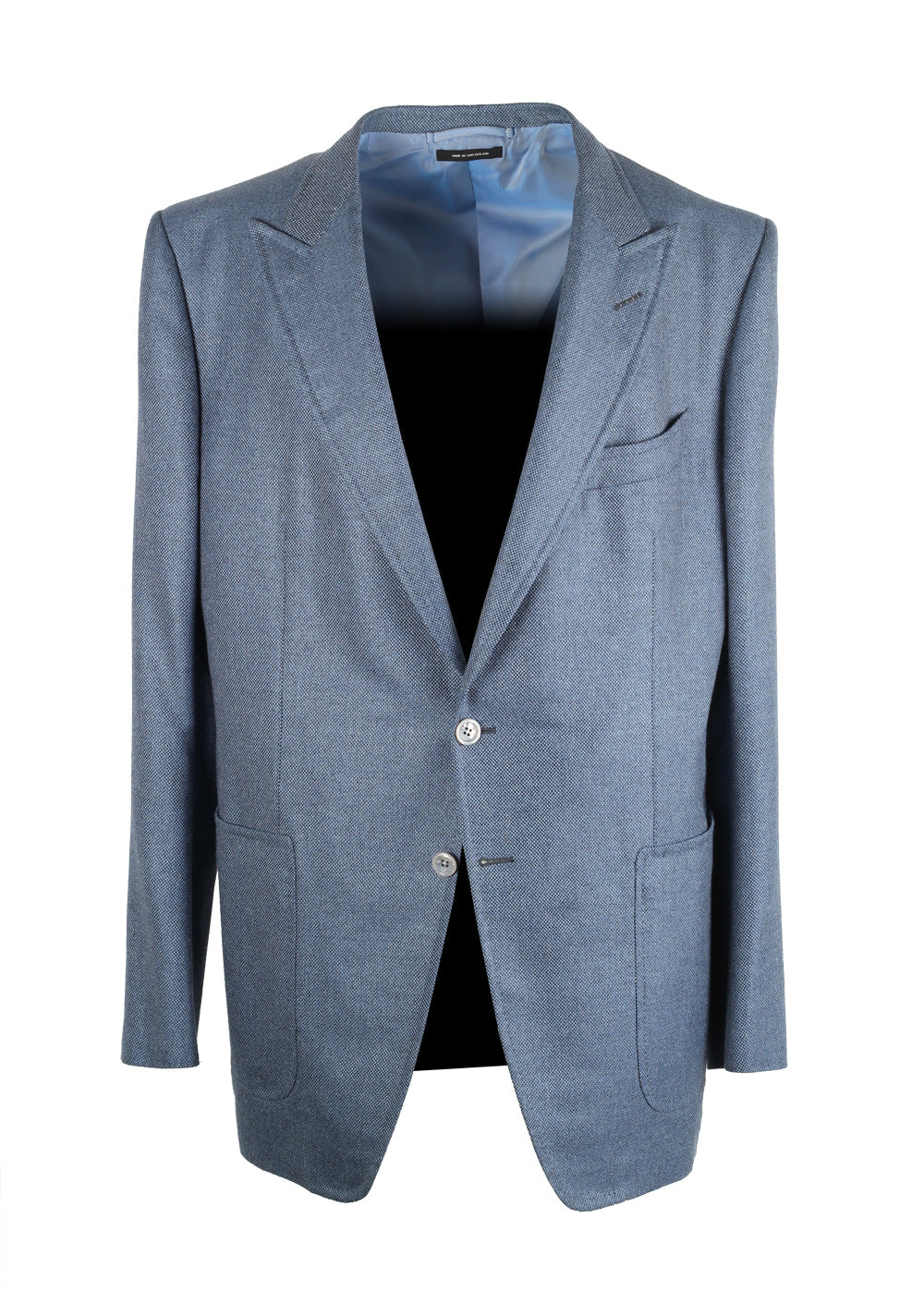 TOM FORD O'Connor Blue Sport Coat Size 58 / 48R U.S. In Silk Cashmere