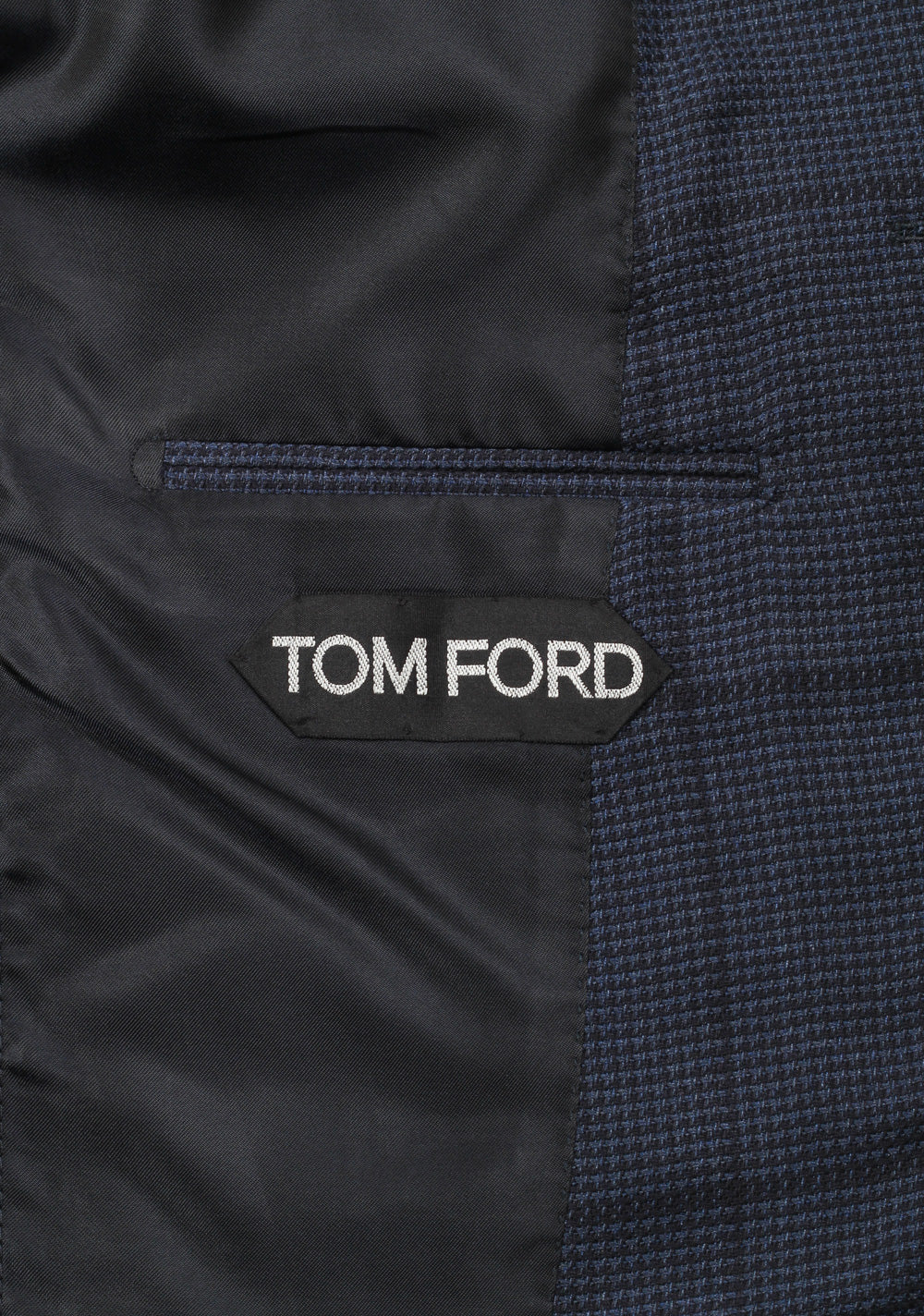 TOM FORD Spencer Blue Checked Sport Coat Size 50 / 40R U.S. Fit D