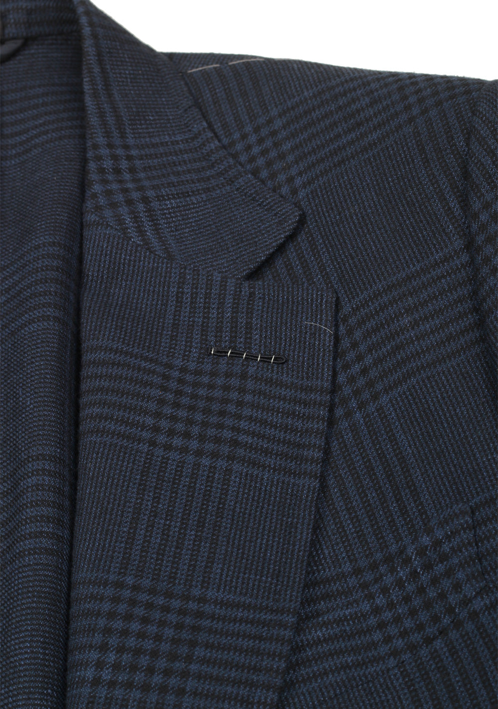 TOM FORD Shelton Blue Checked Sport Coat Size 56 / 46R U.S.