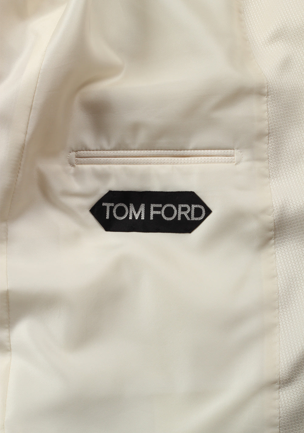 TOM FORD O'Connor Off White Sport Coat Size 56 / 46R U.S. Fit Y Silk Blend