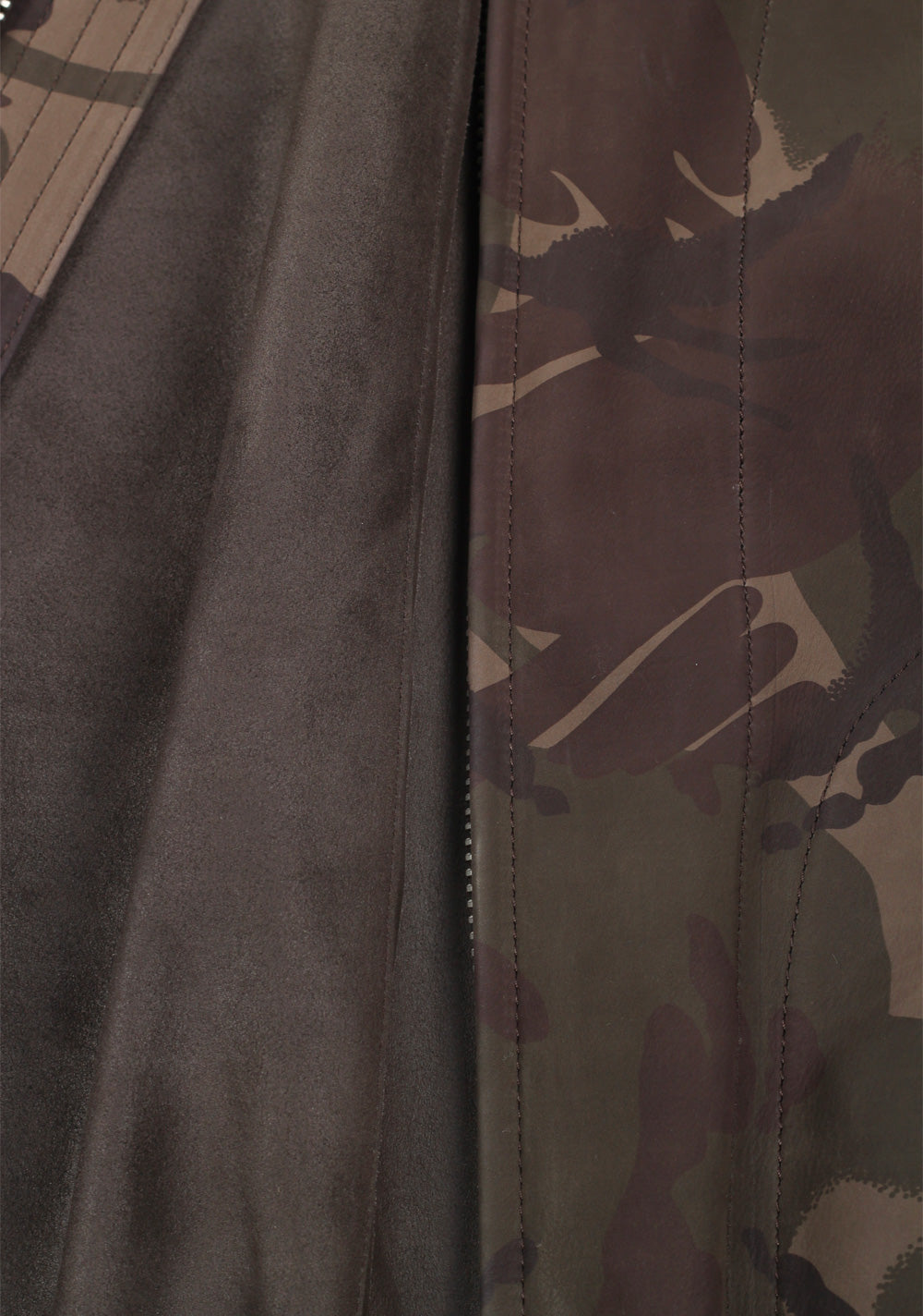 TOM FORD Camouflage Leather Suede Jacket Coat Size 52 /  42R U.S. Outerwear