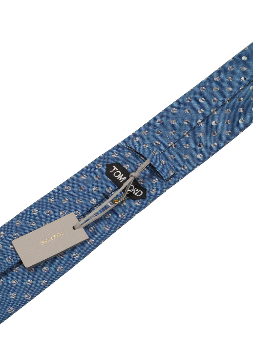 TOM FORD Patterned Blue Tie In Silk