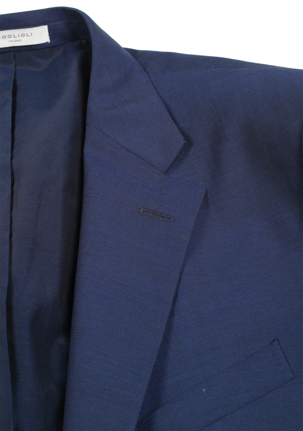 Boglioli Forza 52 Blue Suit Size 56 / 46R U.S.