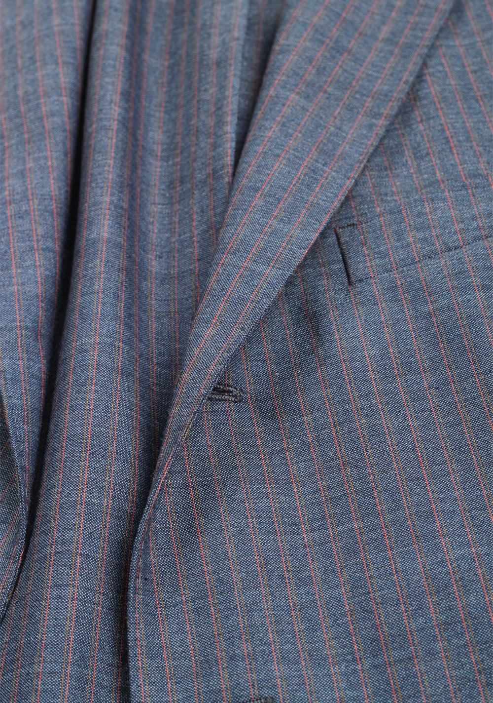 Boglioli K Jacket Blue Striped Suit Size 50 / 40R U.S.