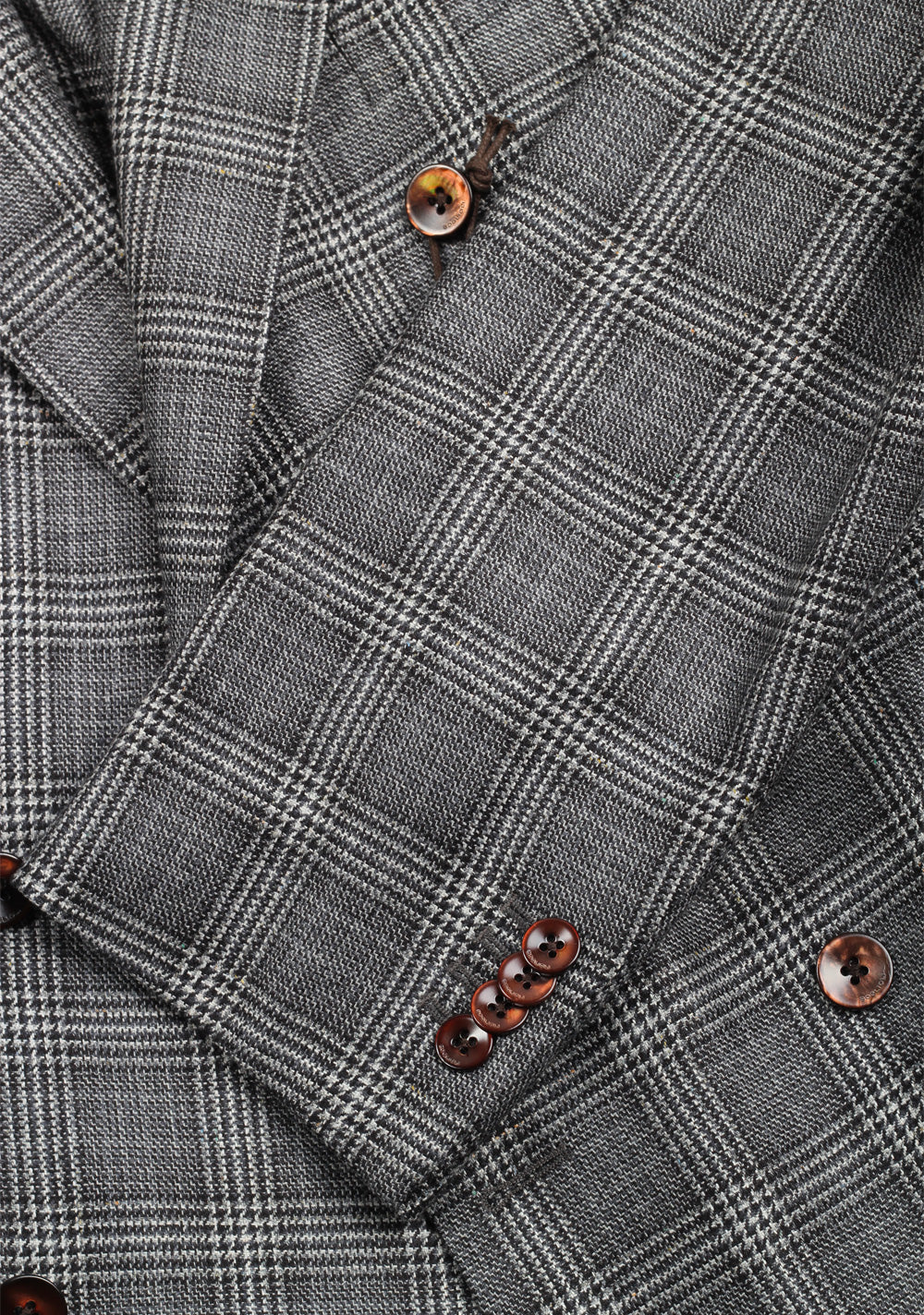 Boglioli K Jacket Gray Double Breasted Checked Sport Coat