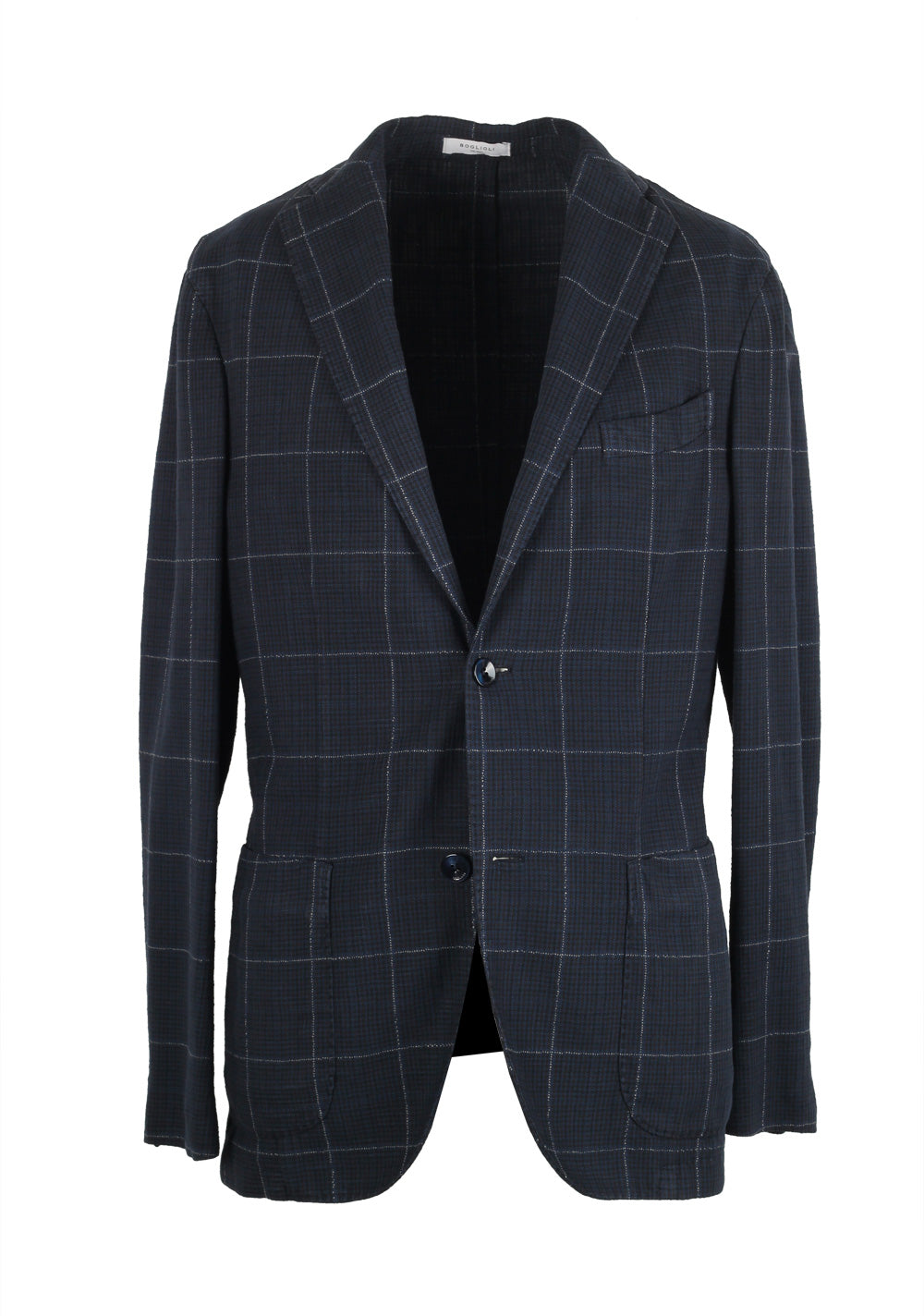 Boglioli K Jacket Blue Checked Sport Coat