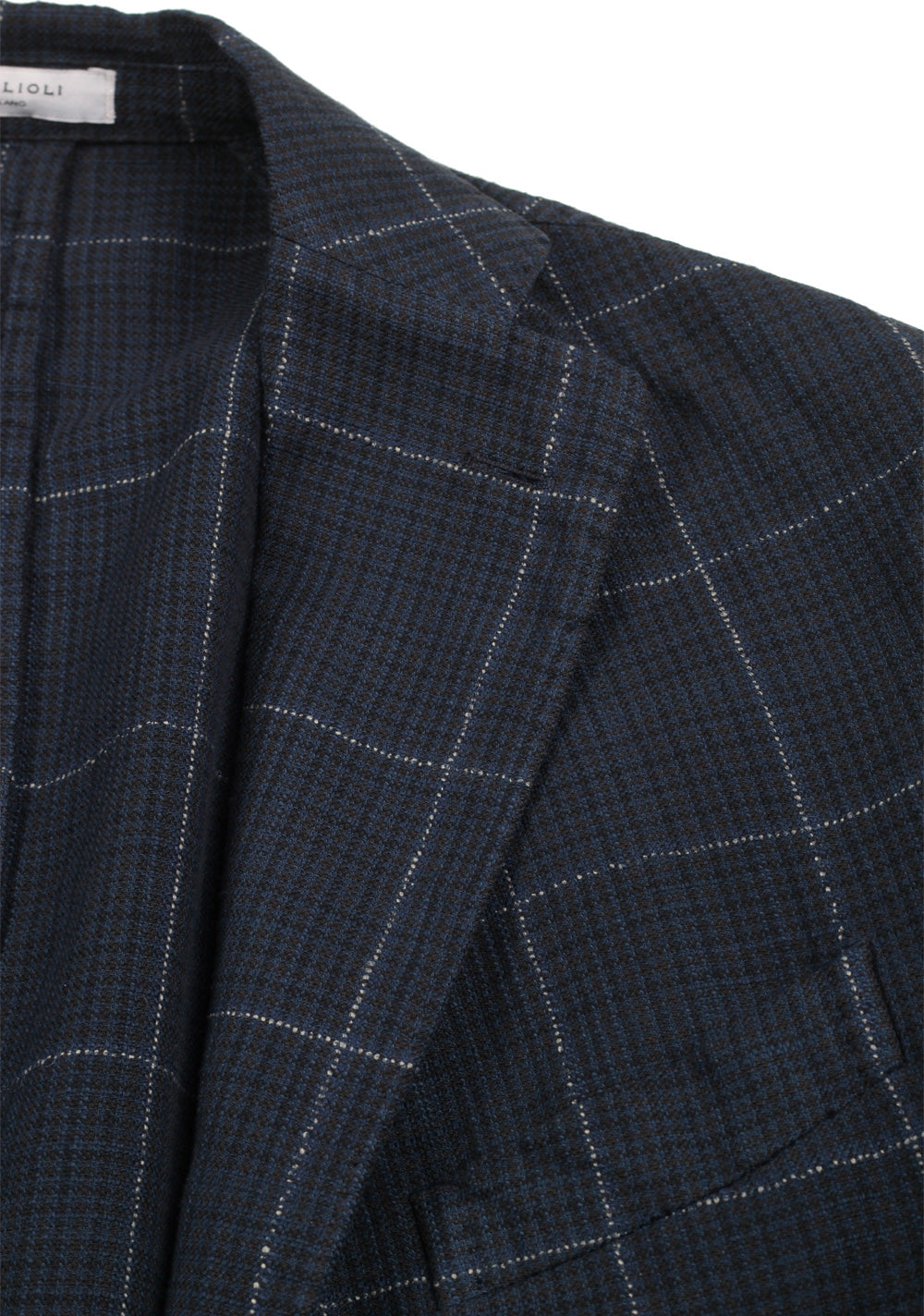 Boglioli K Jacket Blue Checked Sport Coat
