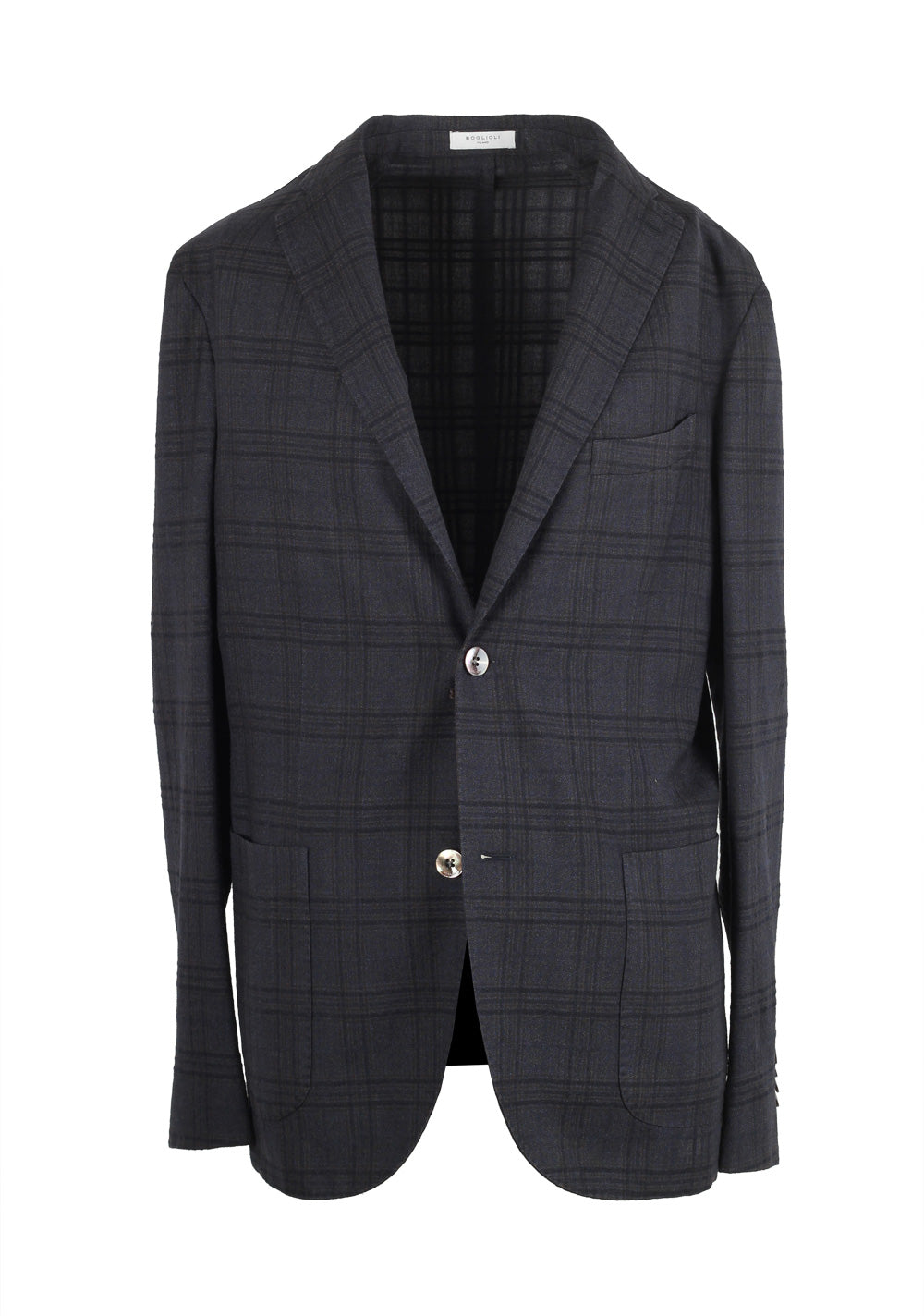 Boglioli K Jacket Gray Checked Sport Coat