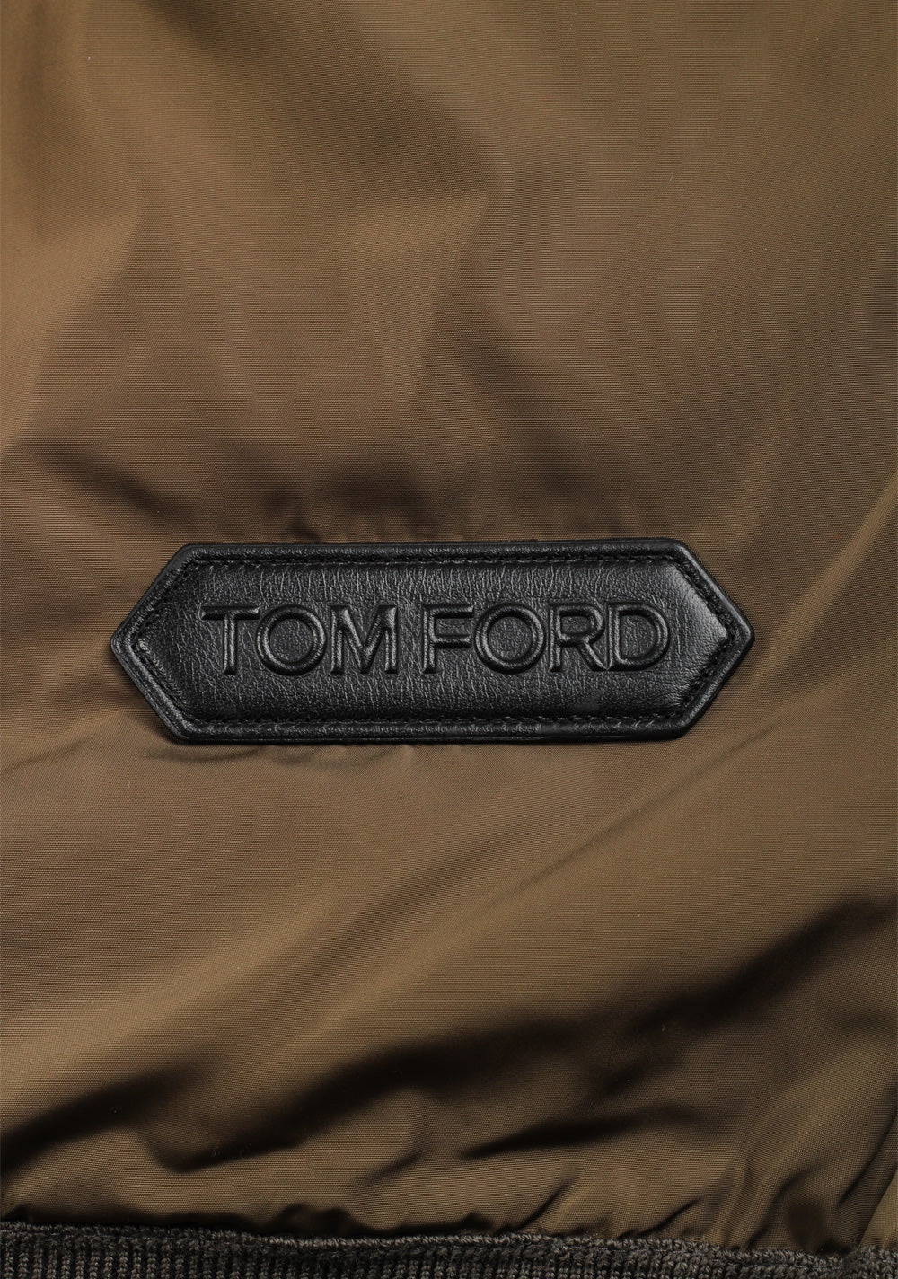TOM FORD Brown James Bond Spectre Knitted Sleeve Bomber Jacket  Size 58 / 48R U.S.