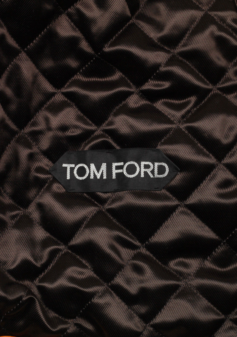 TOM FORD Cognac Biker Leather Jacket Coat Size 48 / 38R U.S. Outerwear