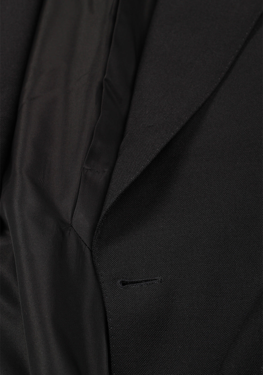 TOM FORD Shelton Solid Black Suit Size 44 / 34R U.S. In Mohair