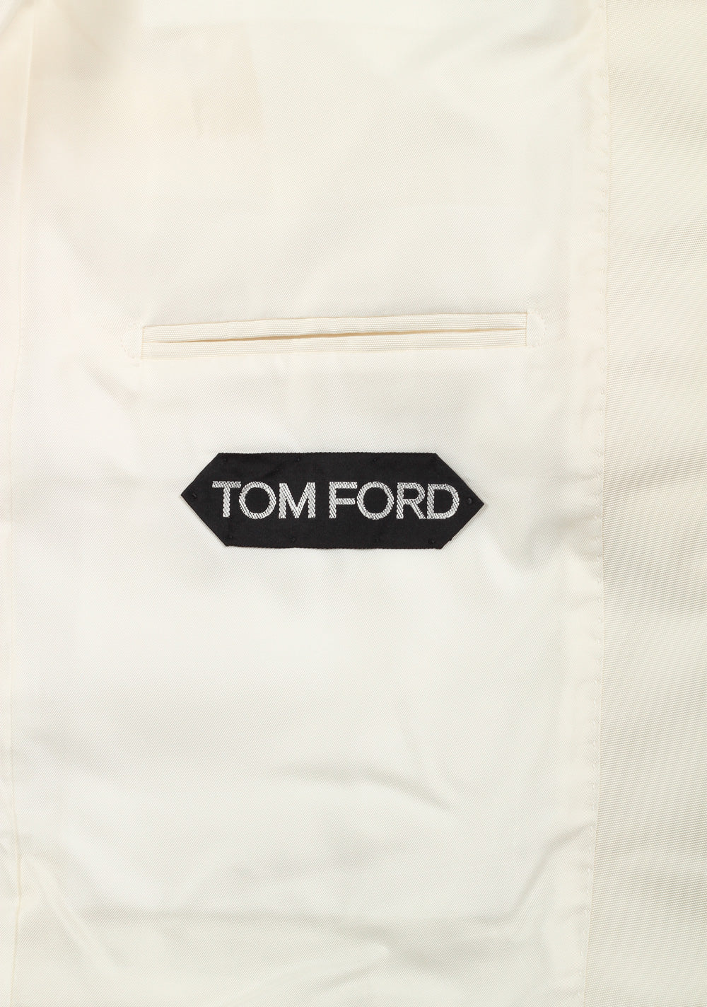 TOM FORD Shelton Off White Sport Coat In Silk
