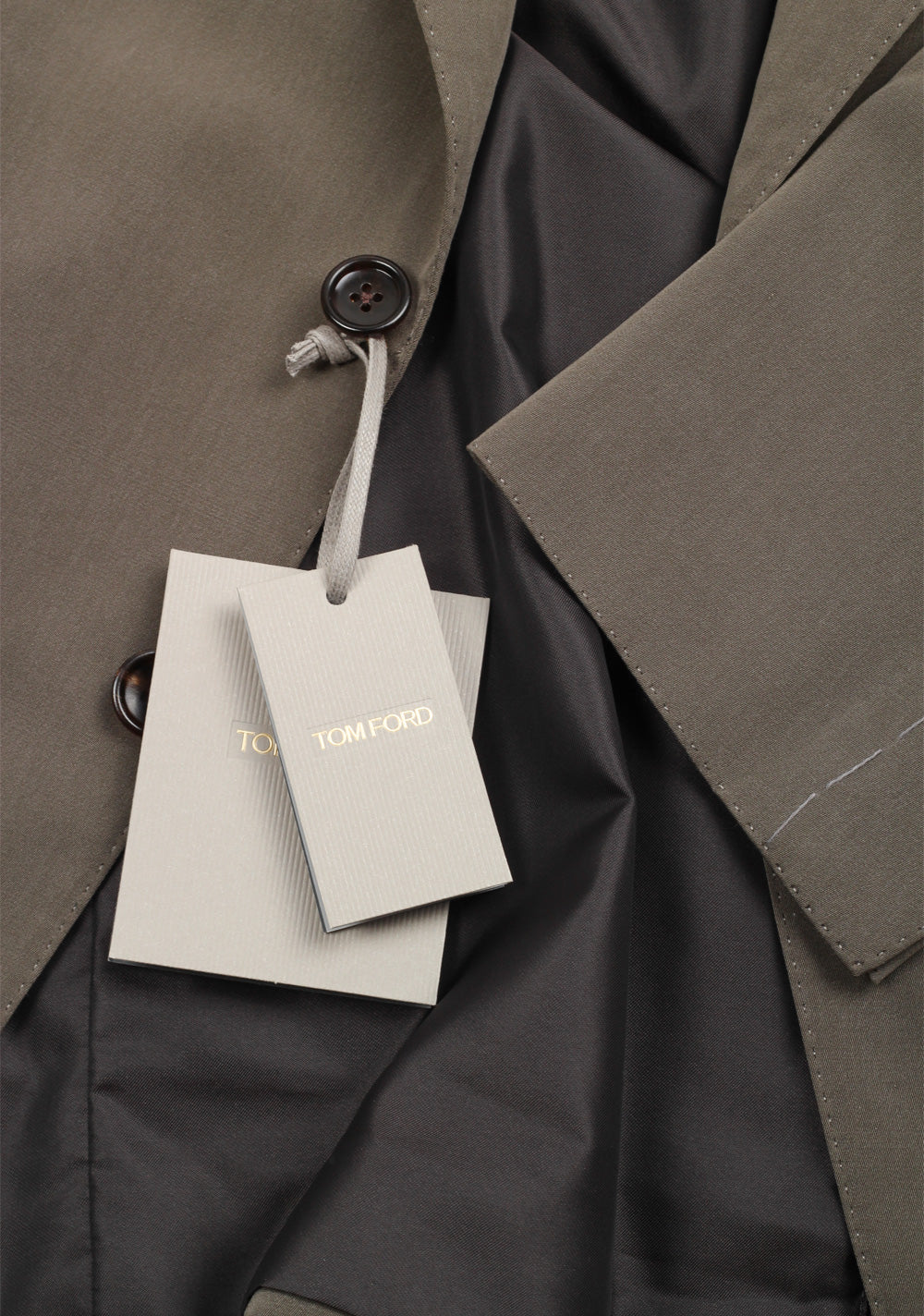 TOM FORD Shelton Gray Suit Size 54L / 44L U.S. In Silk